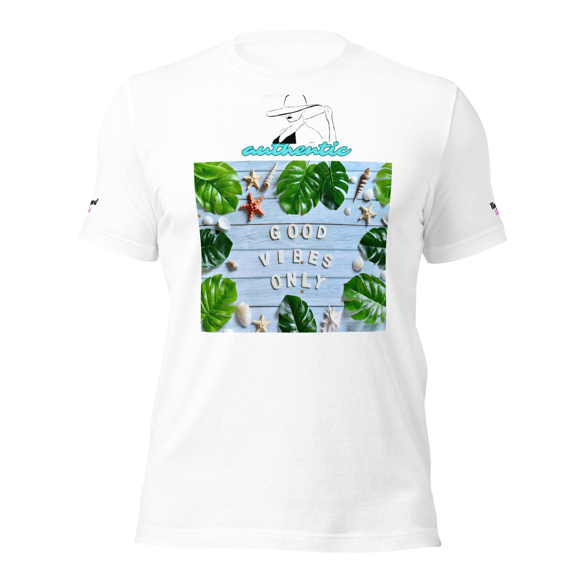 Vineyard Vibes Green Leaf Good Vibes Unisex t-shirt