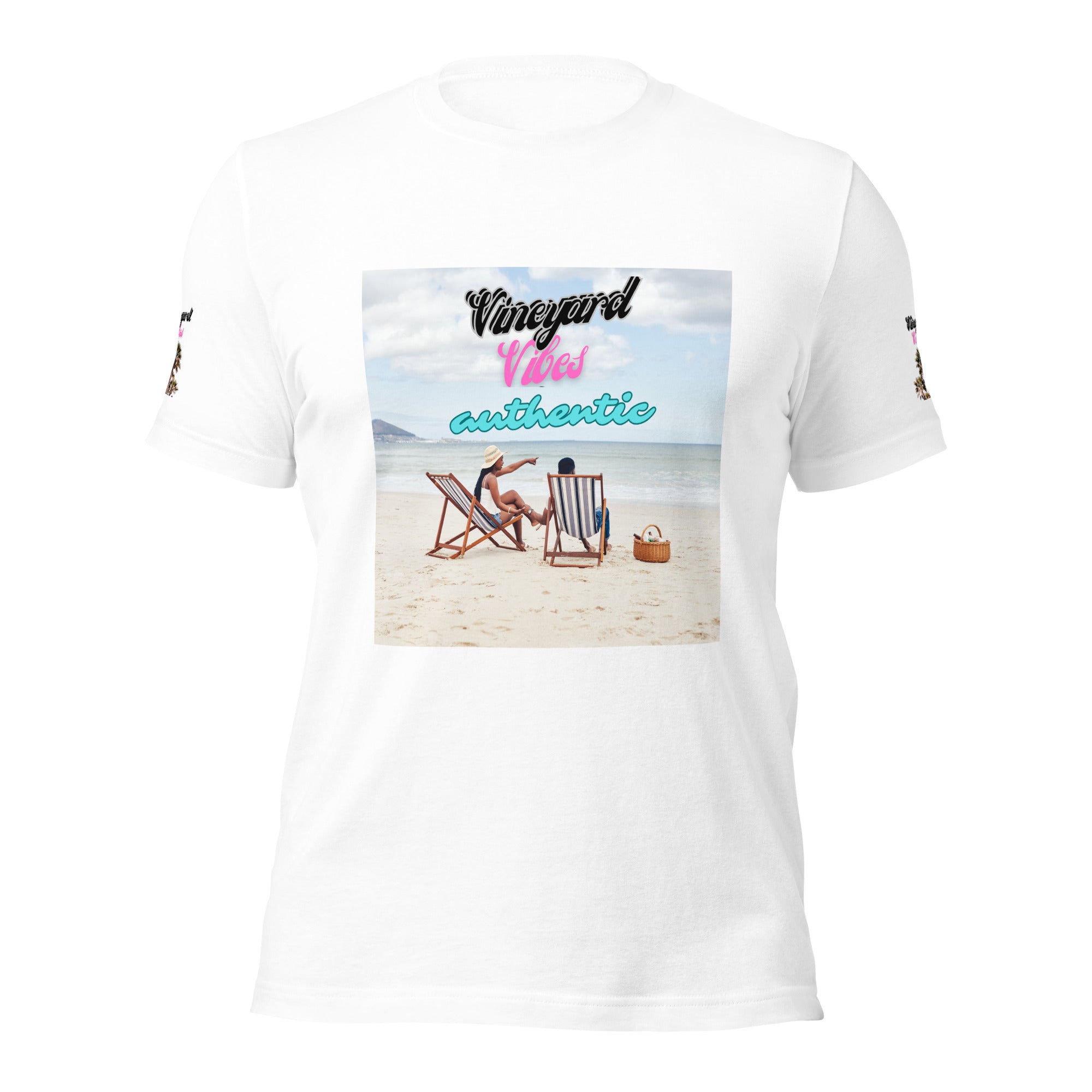 Vineyard Vibes Authentic Beach Front Good Vibes - Unisex t-shirt