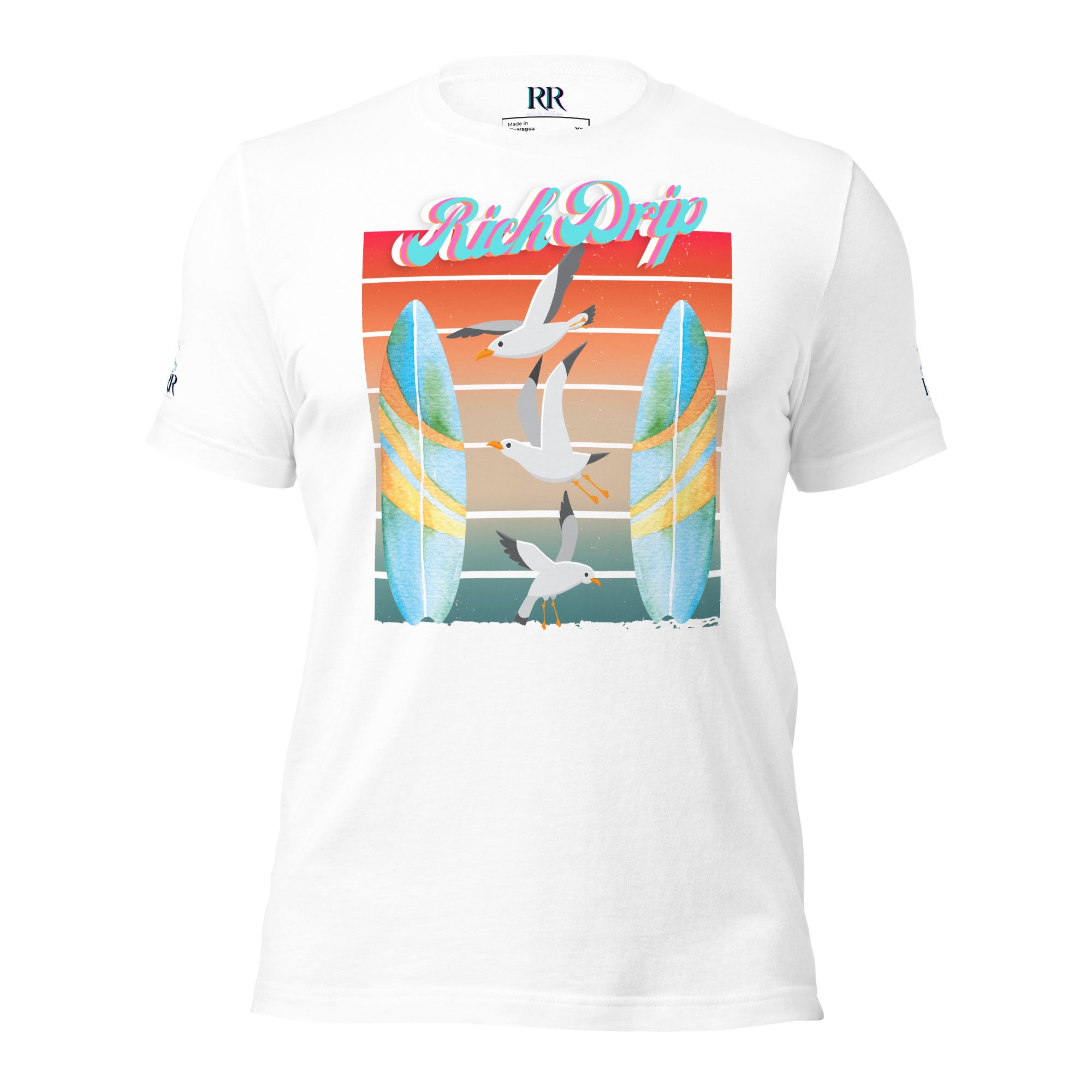 Rich Drip Surf Board Walk - Unisex t-shirt Pastel