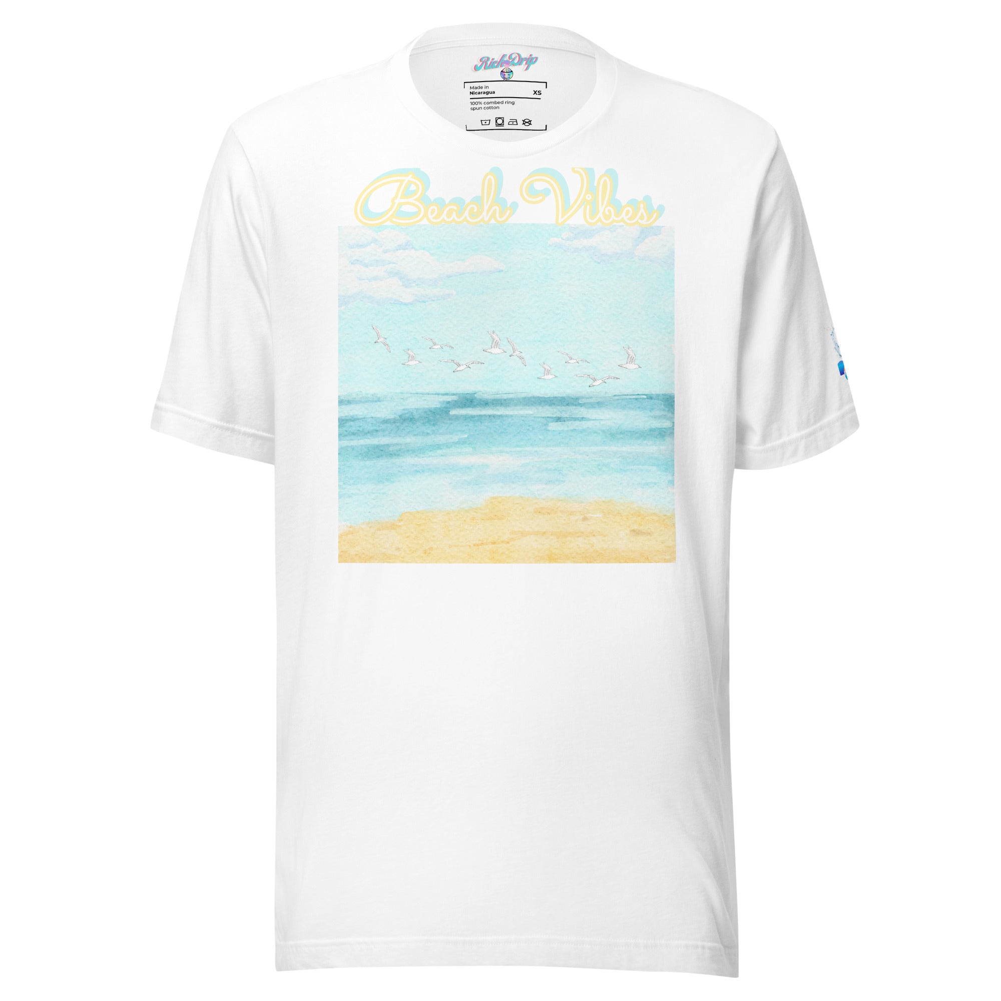 Rich Drip Blue Skies Beach Vibes RR - Unisex t-shirt