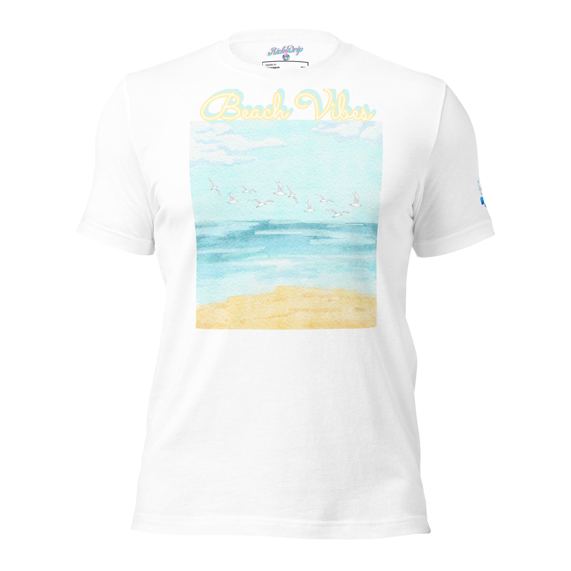 Rich Drip Blue Skies Beach Vibes RR - Unisex t-shirt Pastel