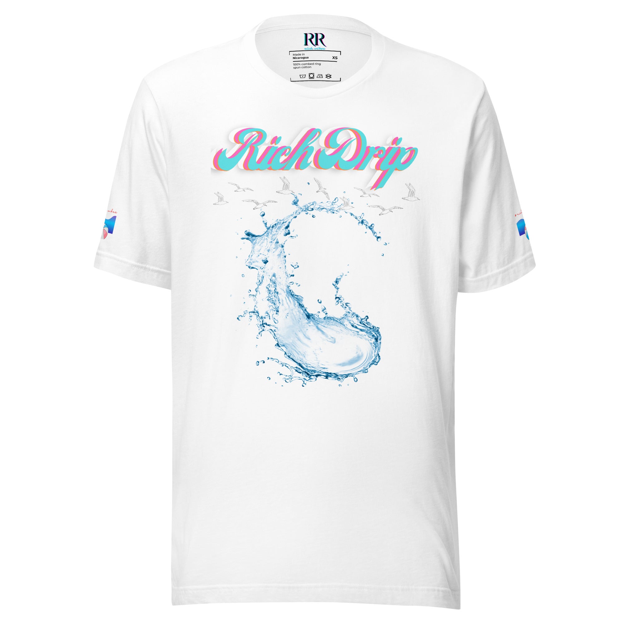 Rich Vibes RR Rich Drip 1.0 - Unisex t-shirt White