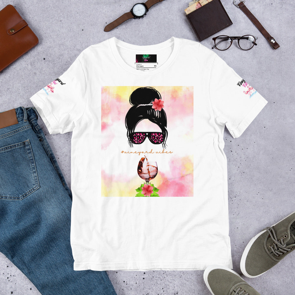 Vineyard Vibes Water Colors Pastel - Unisex t-shirt