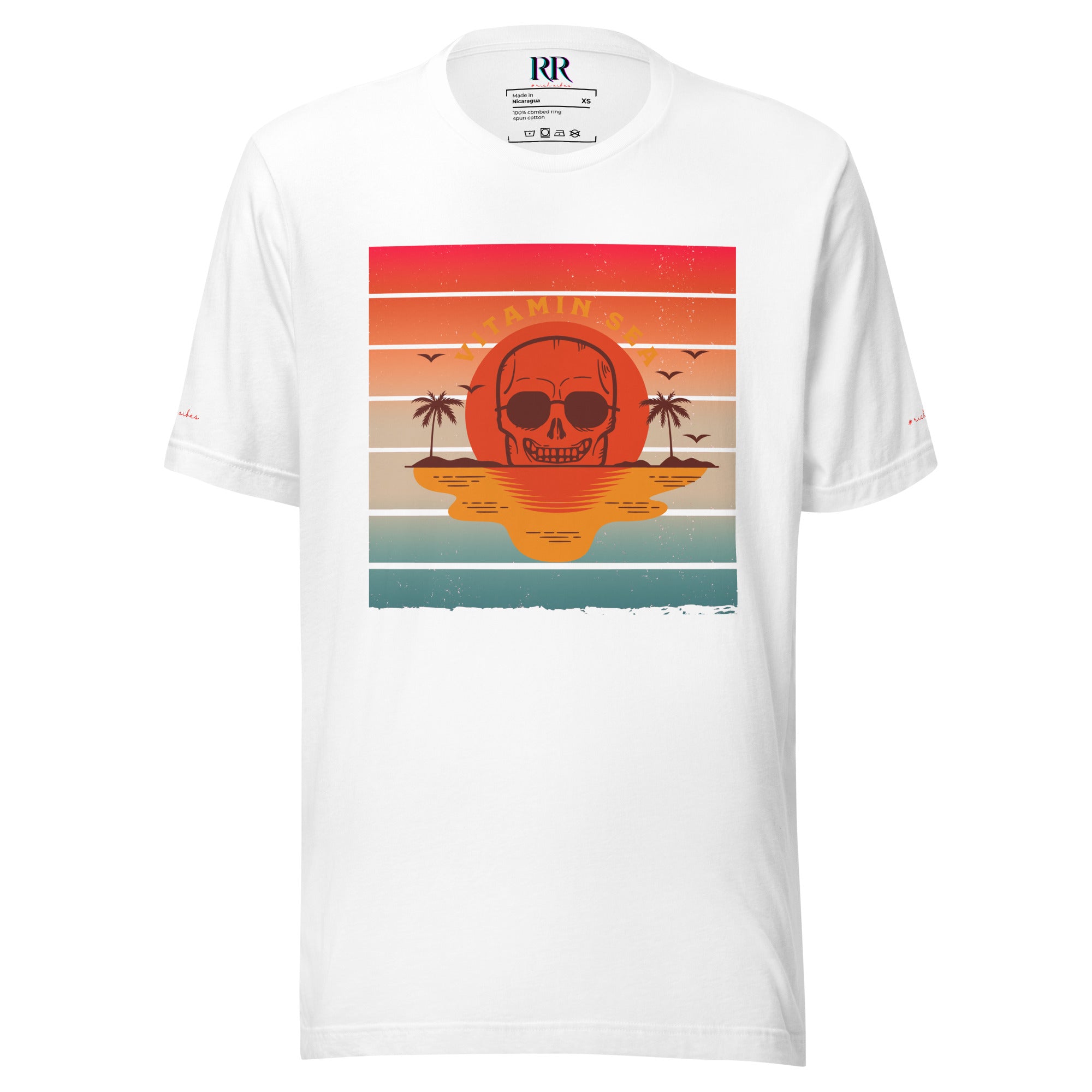 Rich Vibes Vitamin Sea - Unisex Staple T-Shirt | Bella + Canvas 3001 Pastel