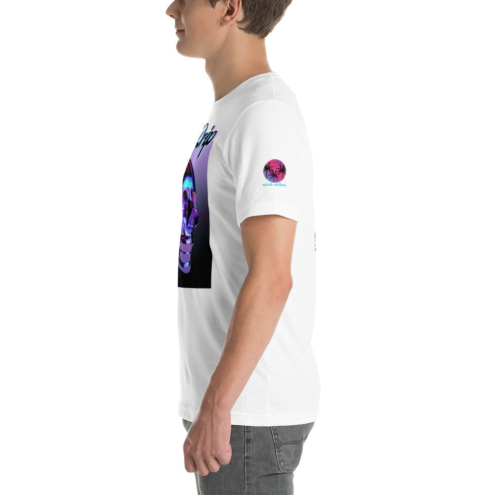 Rich Drip Drippy Metal Skull 2.0 - Unisex t-shirt White