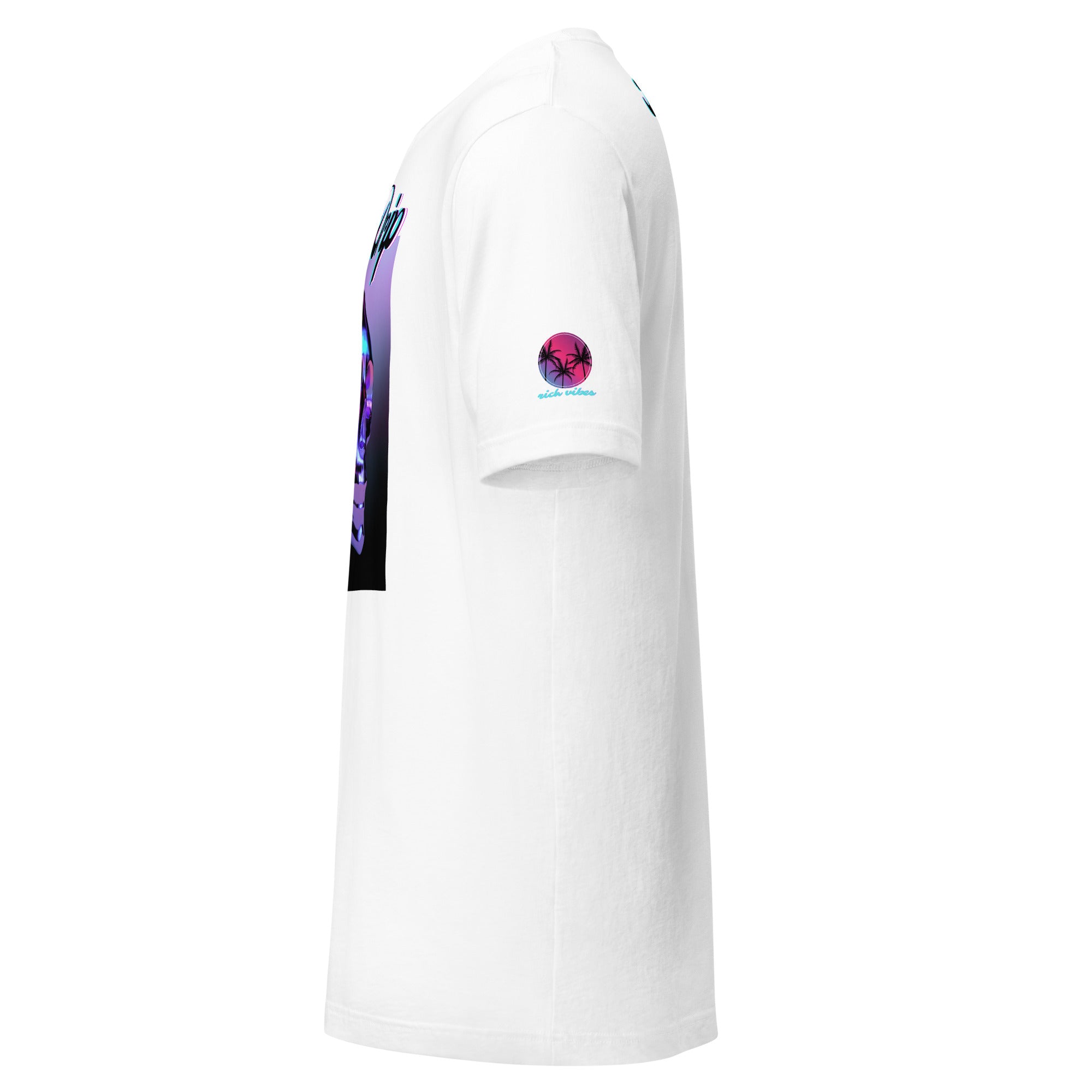 Rich Drip Drippy Metal Skull 2.0 - Unisex t-shirt White