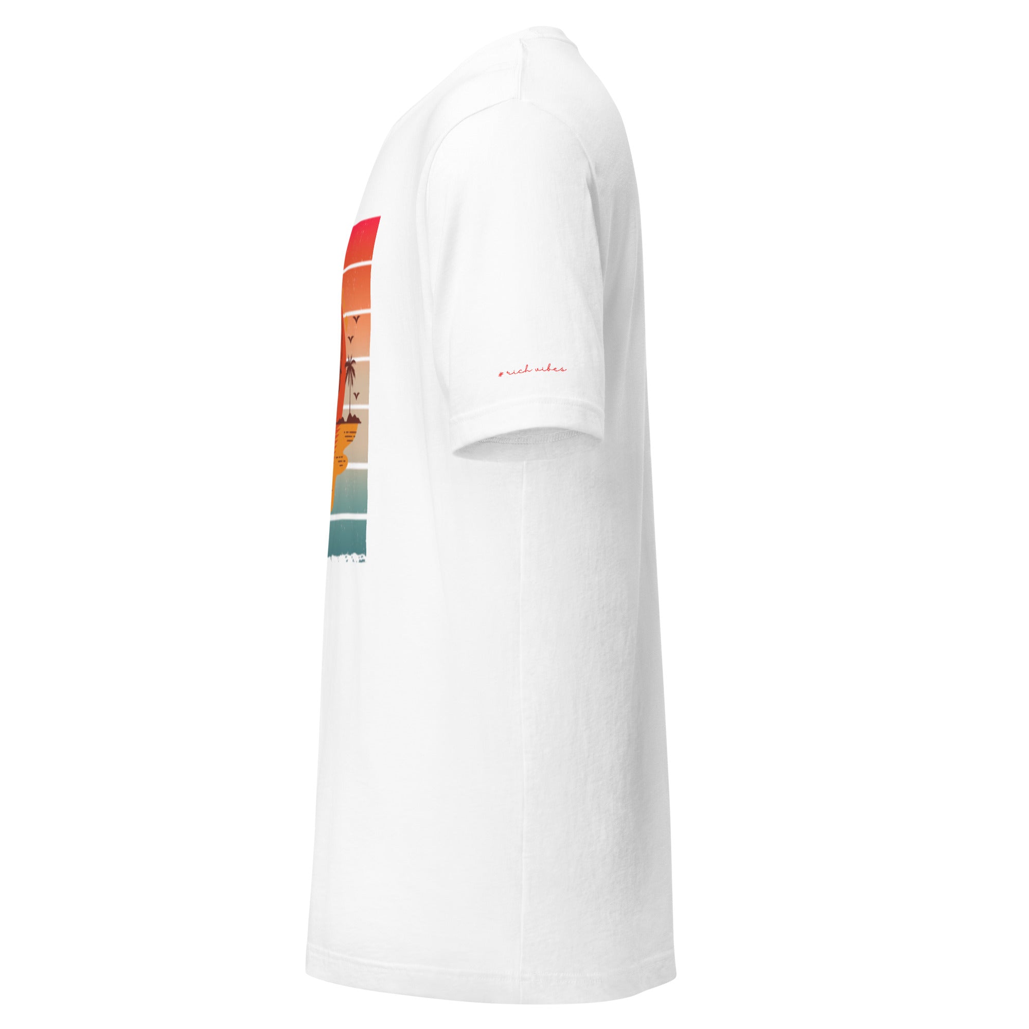 Rich Vibes Vitamin Sea White - Unisex Staple T-Shirt | Bella + Canvas 3001