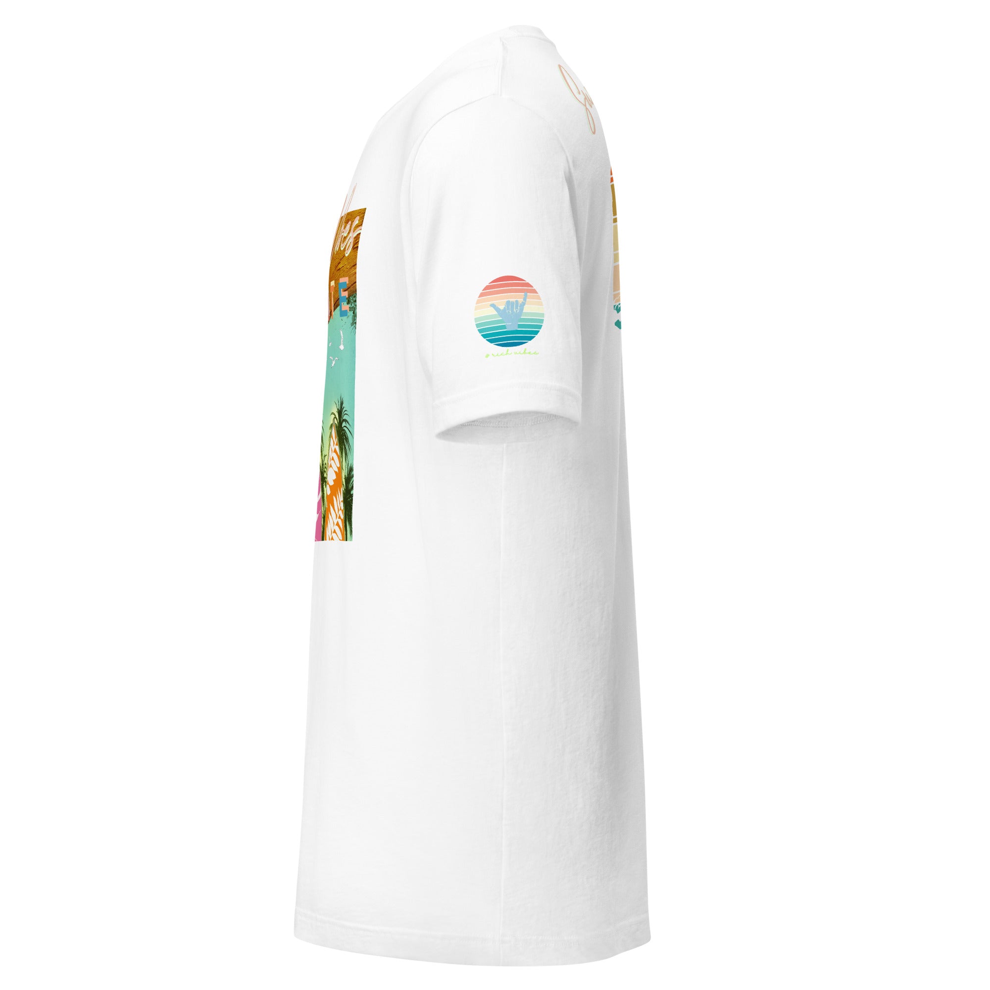 Sunset Vibes Beach Surf Creation 1.0 - Unisex t-shirt White