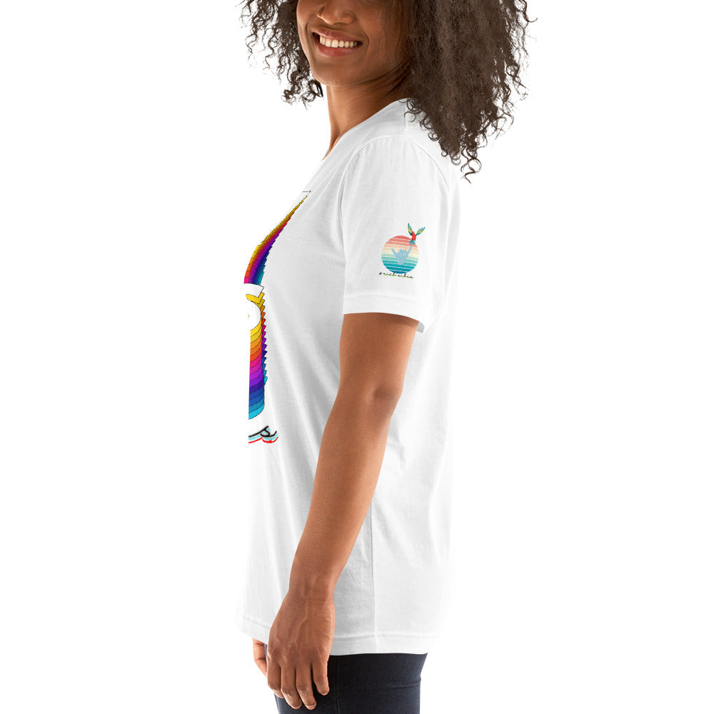 Rich Drip Good Vibes Multi Colored Circle 1.0 - Unisex t-shirt White