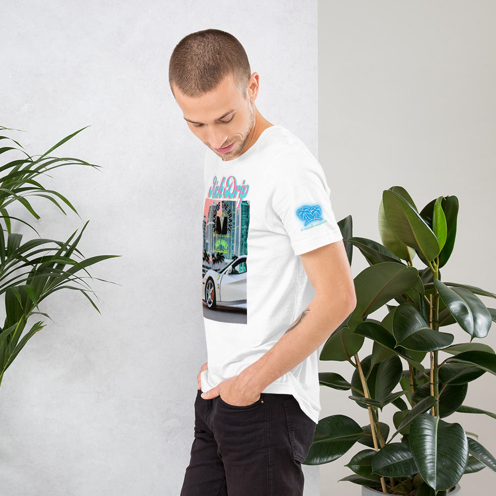 Rich Vibes Motor Sport Miami White Rari White - Unisex t-shirt