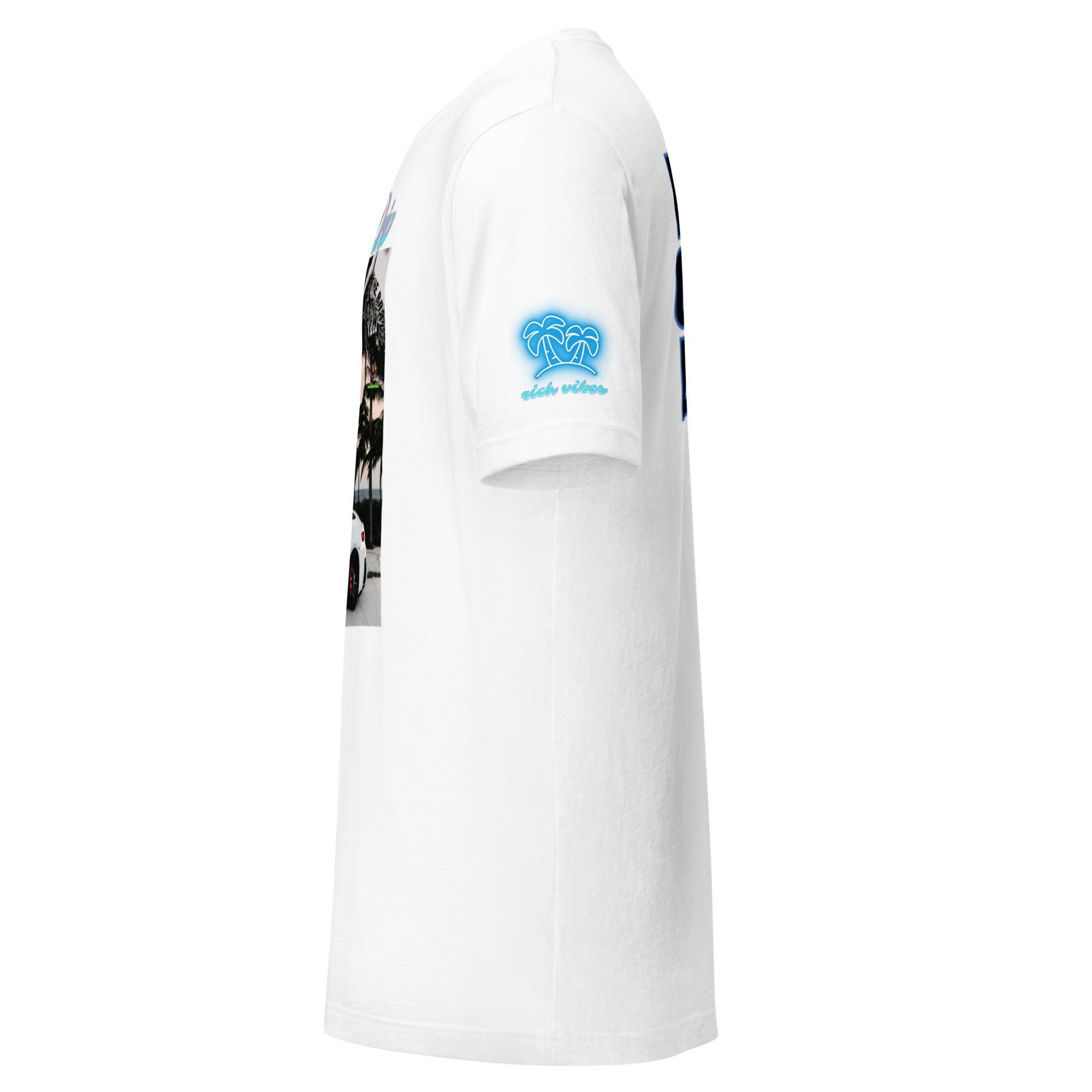 RV Rich Drip Brand Of The Brave Windy Palms White Motor Sport White - Unisex t-shirt