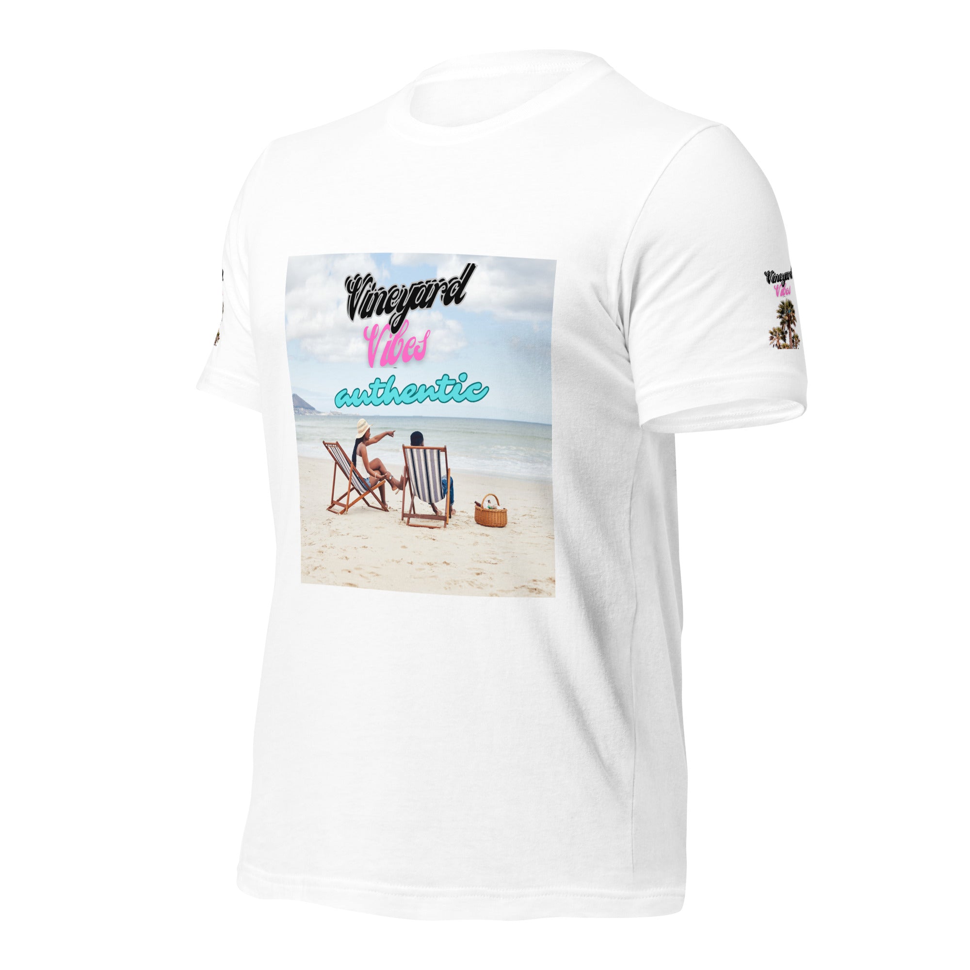 Vineyard Vibes Authentic Beach Front Good Vibes - Unisex t-shirt