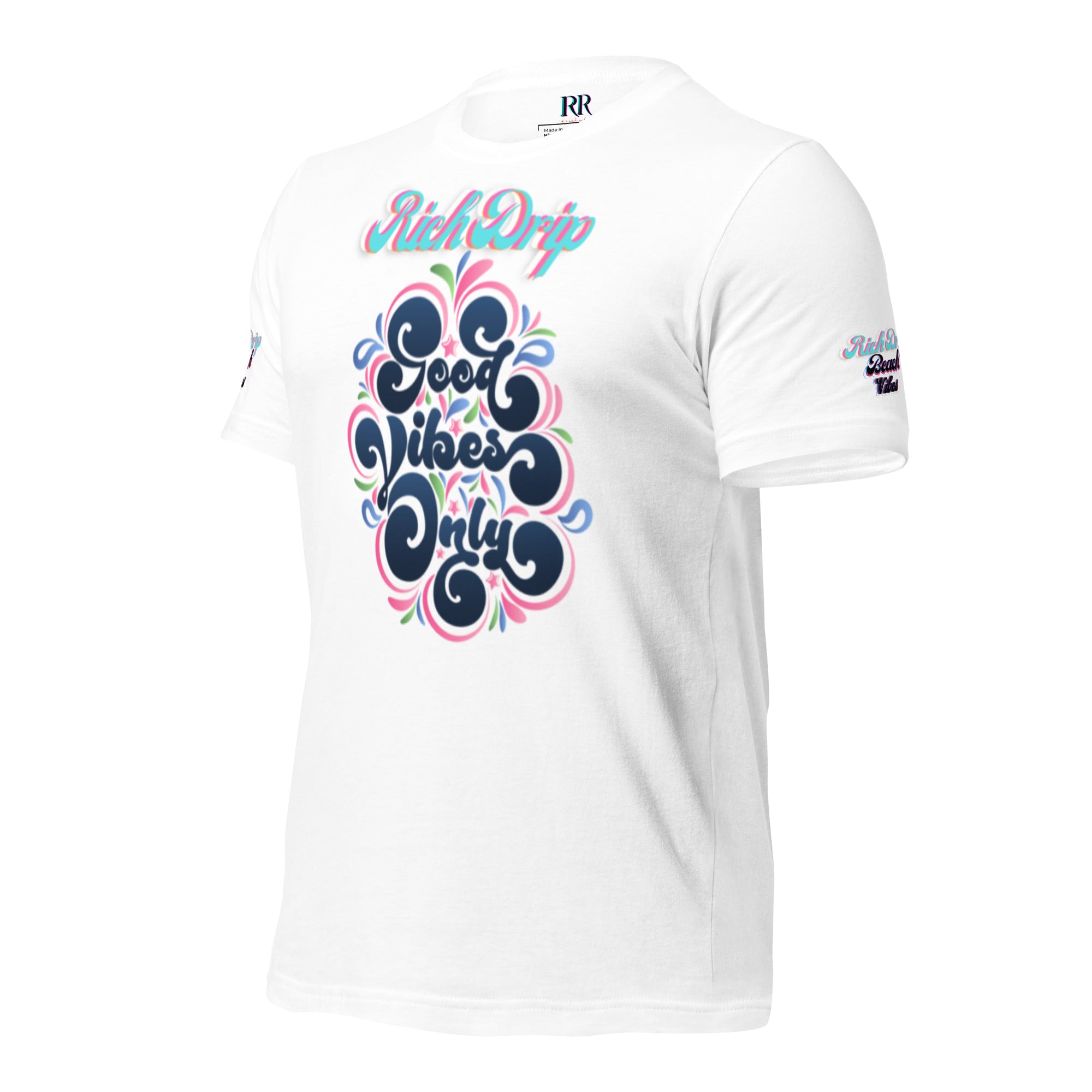 Rich Drip Good Vibes Only Blurple - Pastel Unisex t-shirt