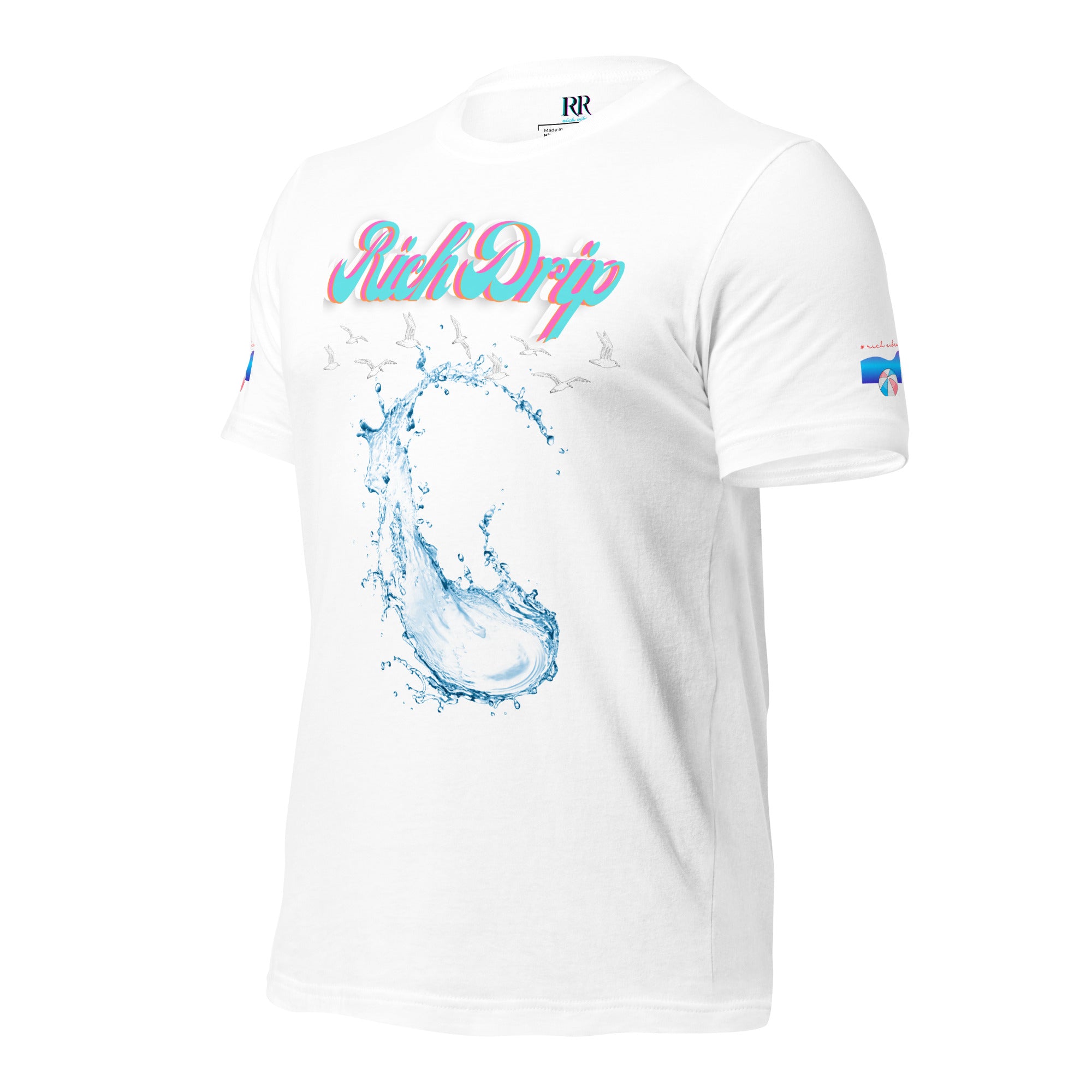 Rich Vibes RR Rich Drip 1.0 - Unisex t-shirt White