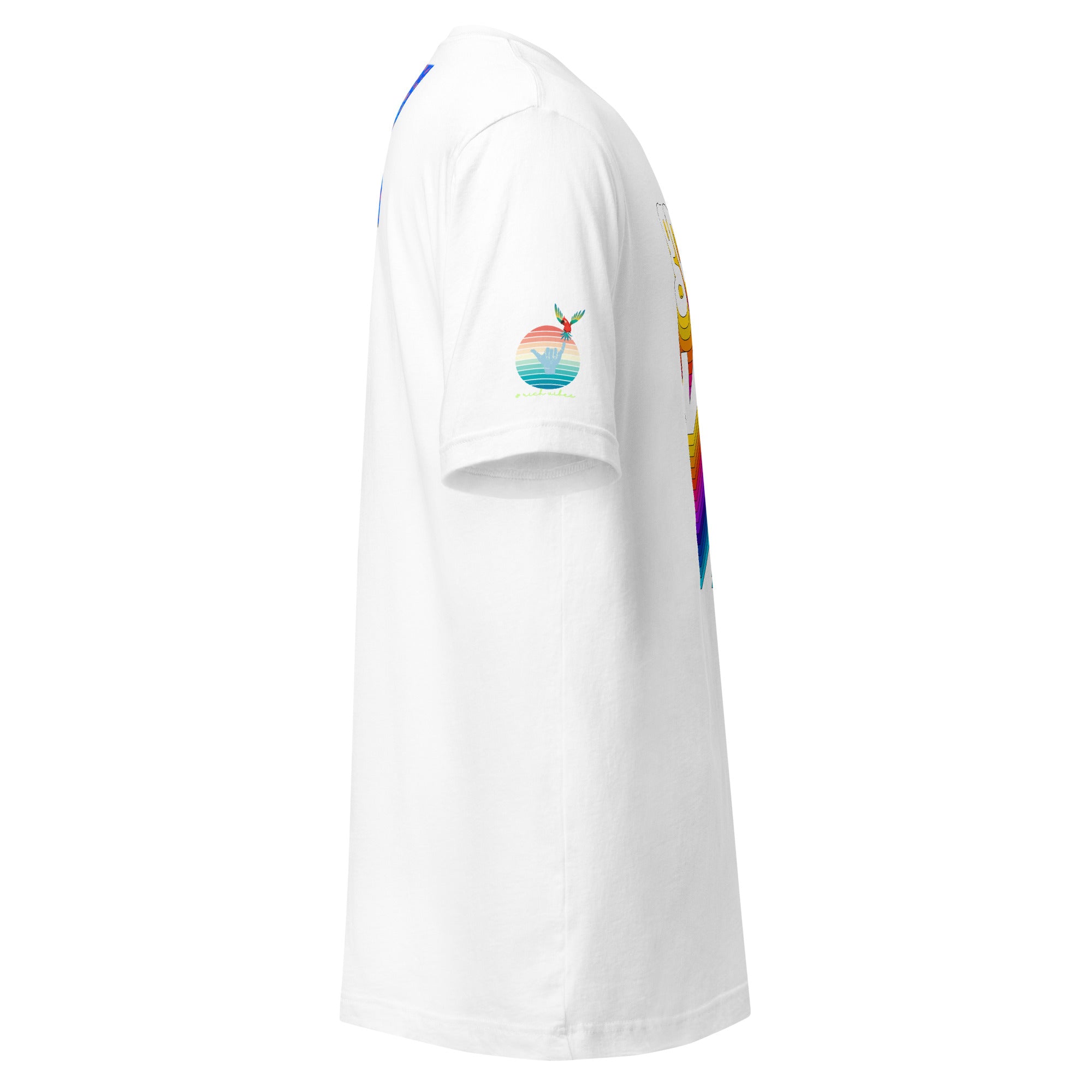 Rich Drip Good Vibes Multi Colored Circle - Unisex t-shirt White