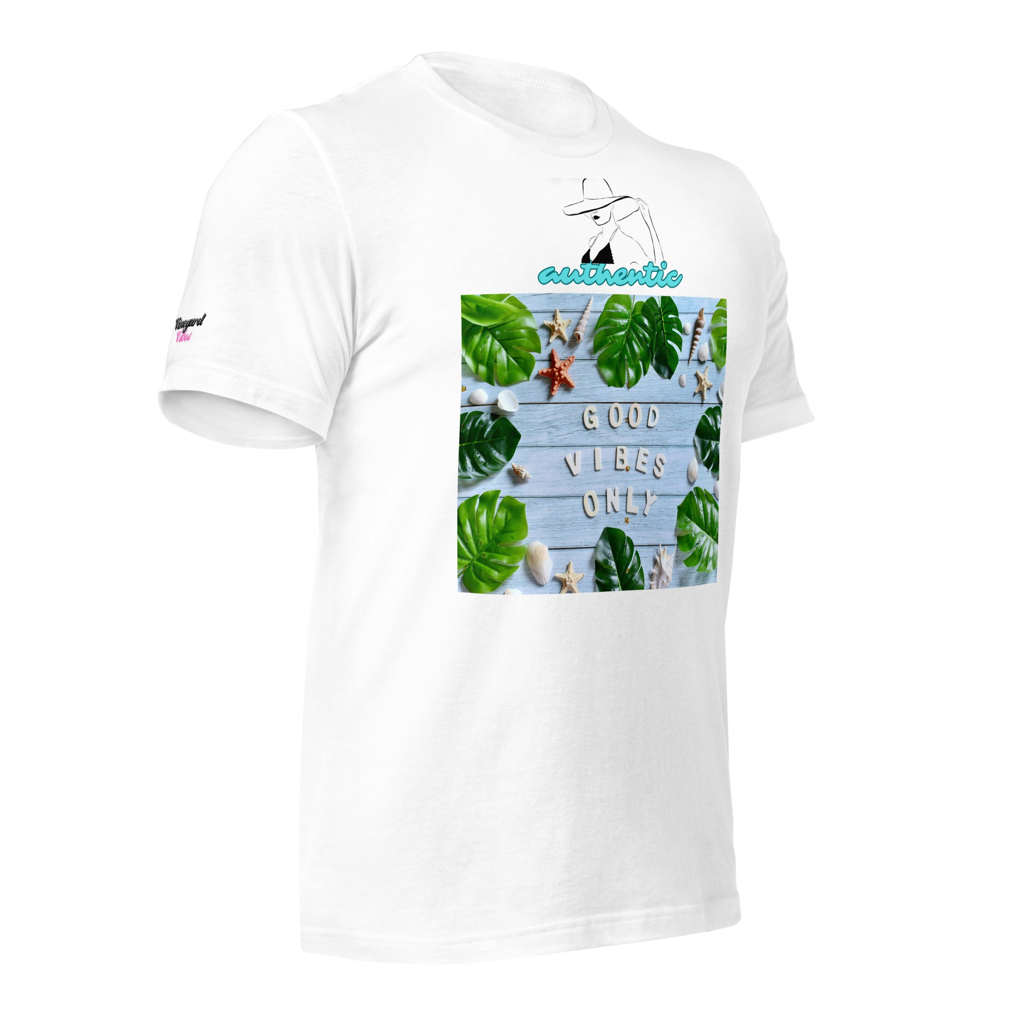 Vineyard Vibes Green Leaf Good Vibes Unisex t-shirt
