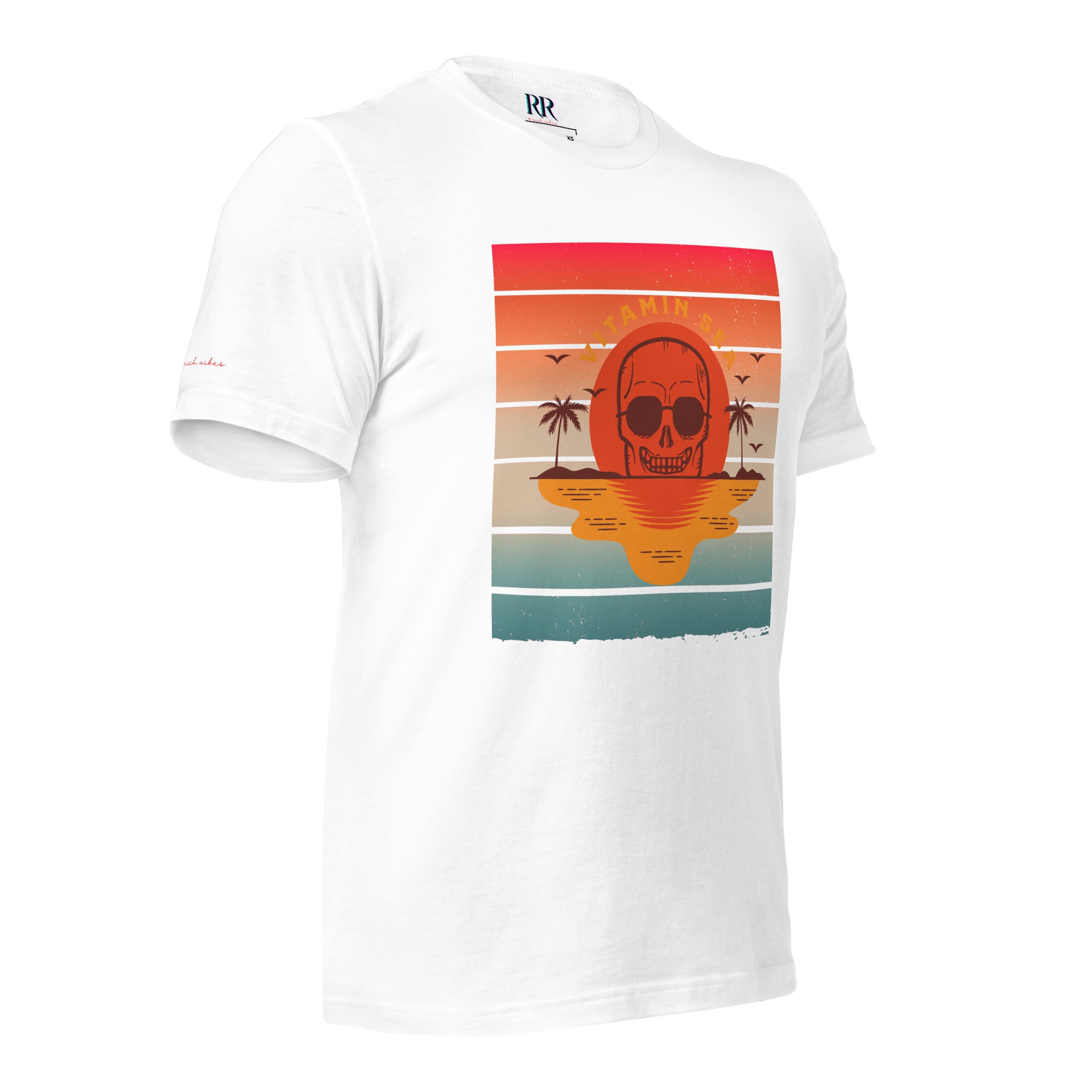 Rich Vibes Vitamin Sea - Unisex Staple T-Shirt | Bella + Canvas 3001 Pastel