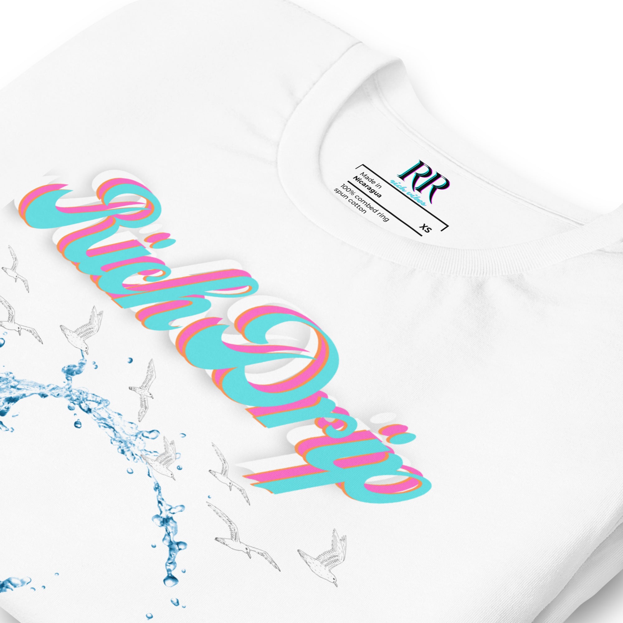 Rich Vibes RR Rich Drip 1.0 - Unisex t-shirt White
