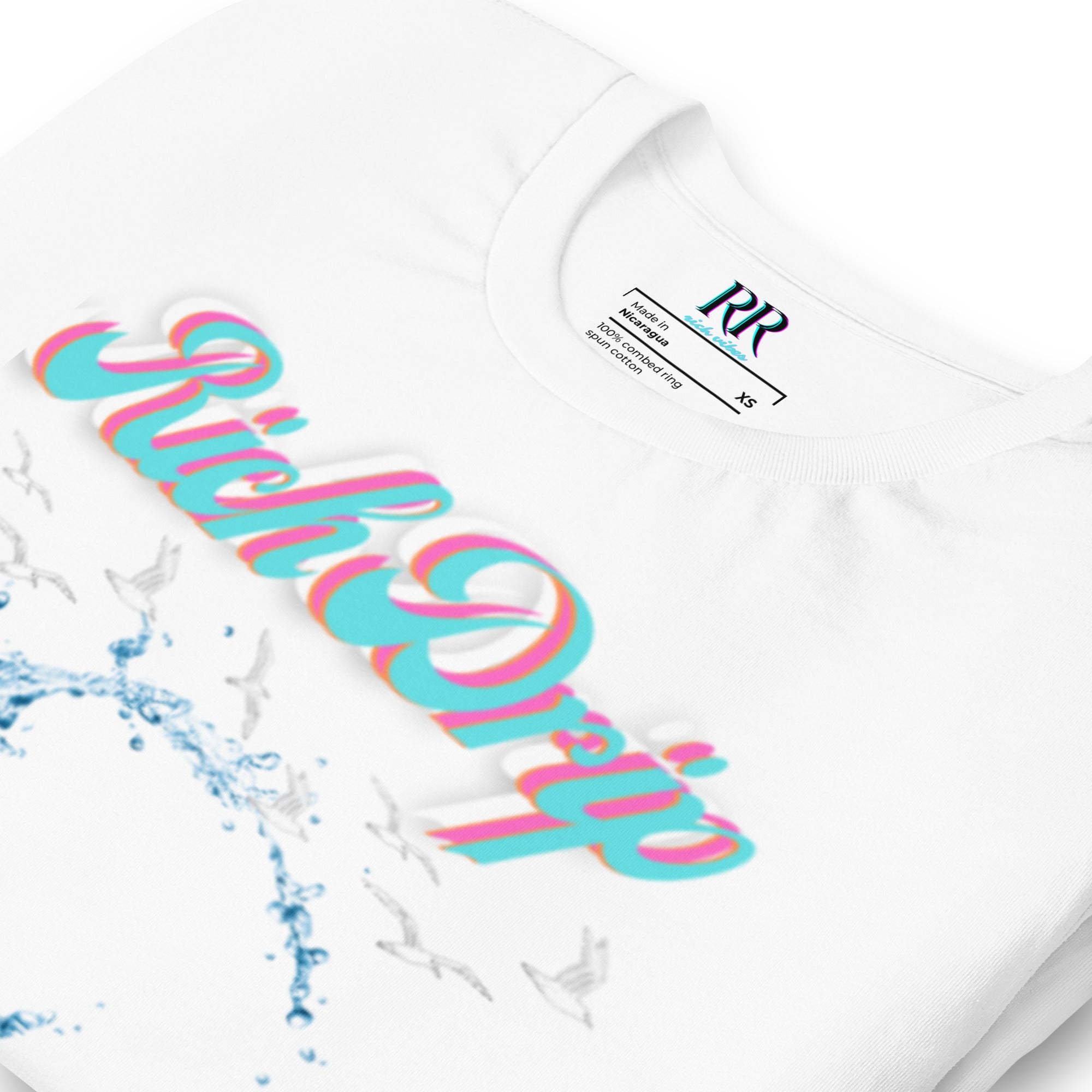 Rich Vibes RR Rich Drip 1.0 - Unisex t-shirt White