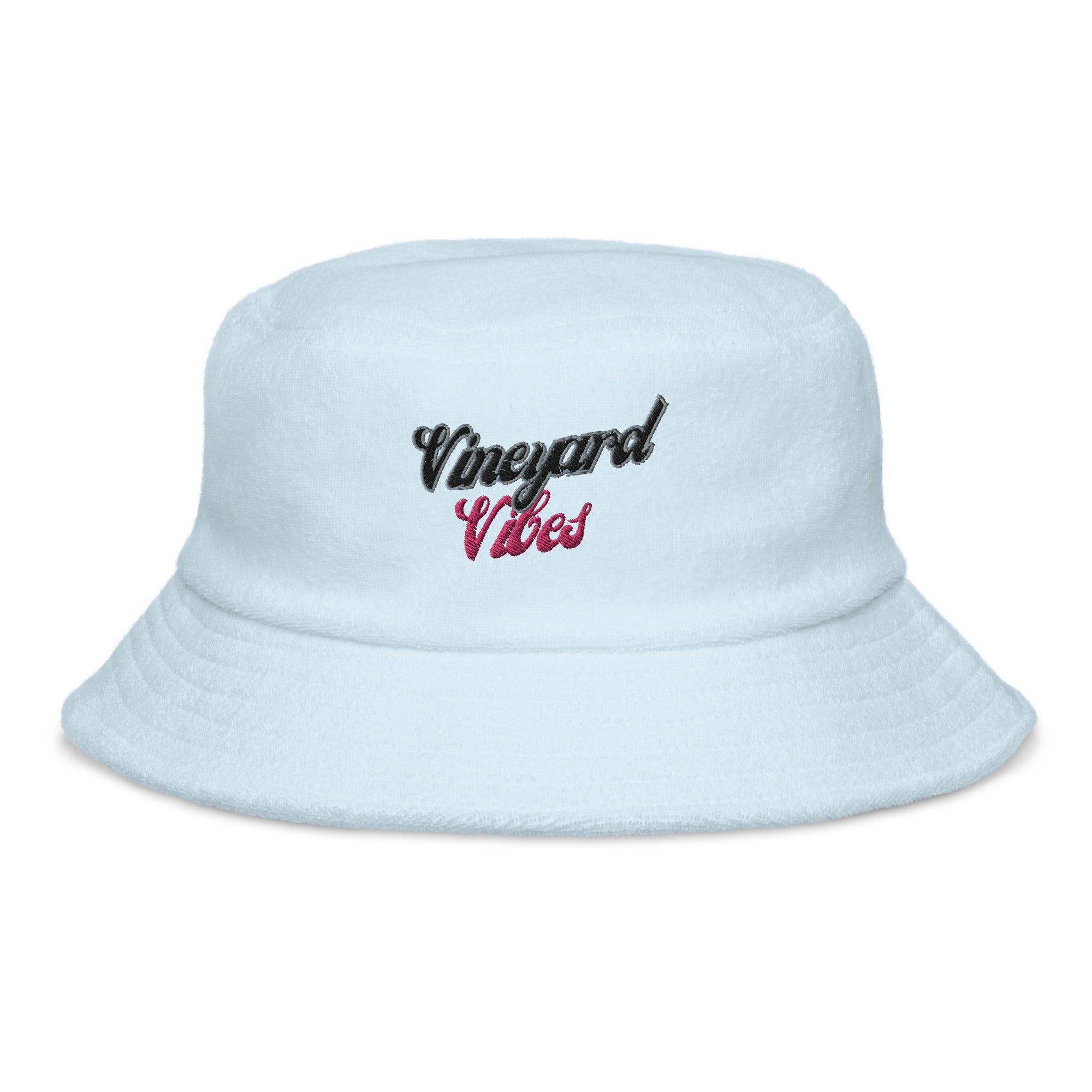 Vineyard Vibes - Unstructured terry cloth bucket hat