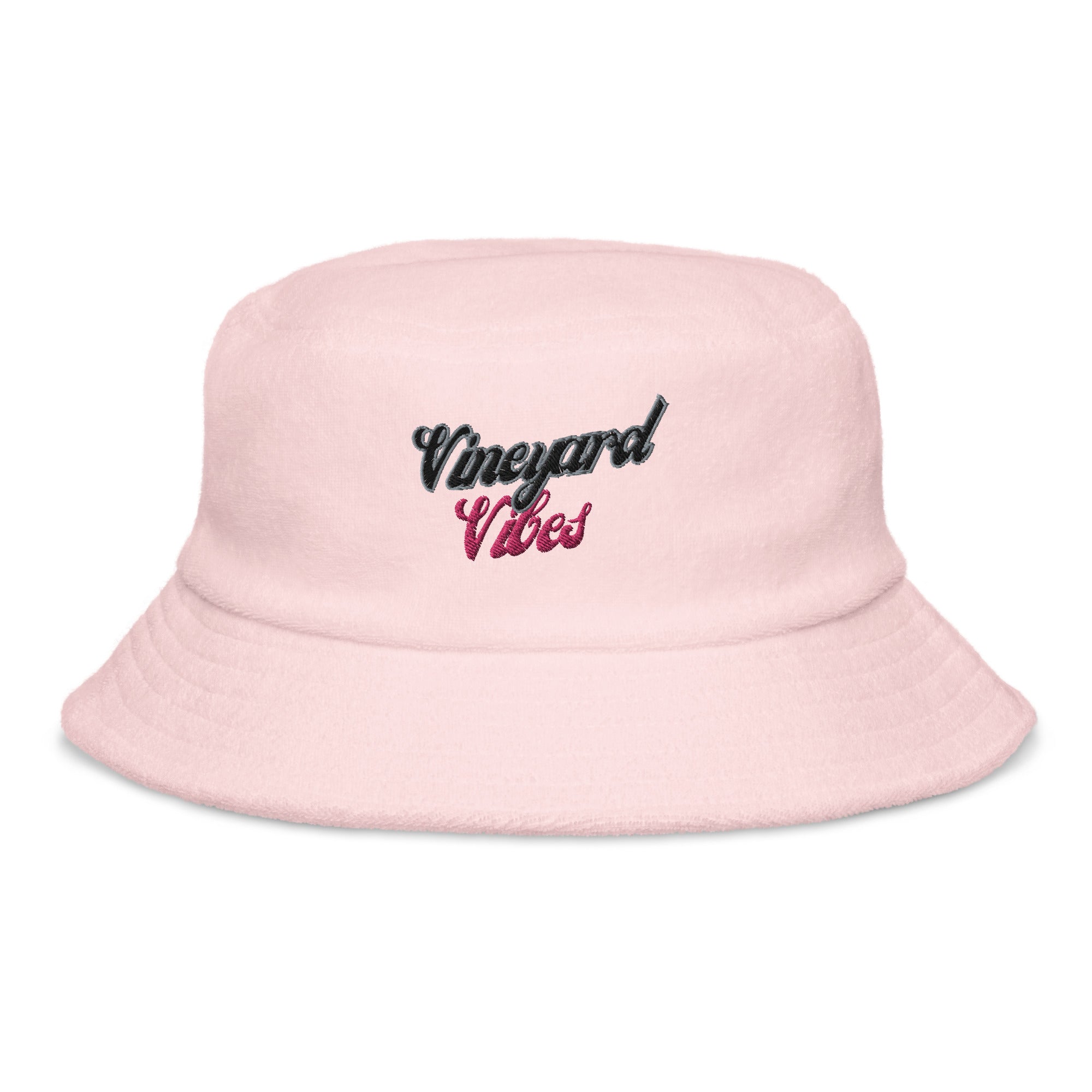 Vineyard Vibes - Unstructured terry cloth bucket hat