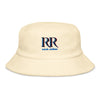 Rich Vibes RR Blue Logo - Unstructured terry cloth bucket hat
