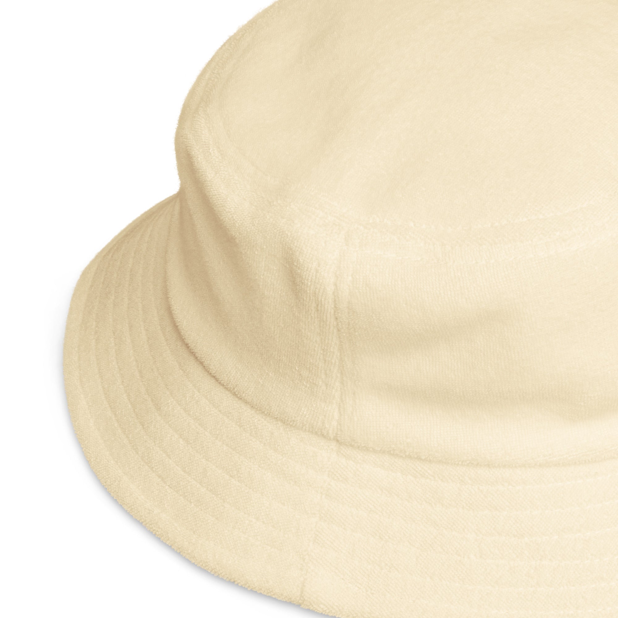 Rich Vibes Sunset Beach Panda - Unstructured terry cloth bucket hat
