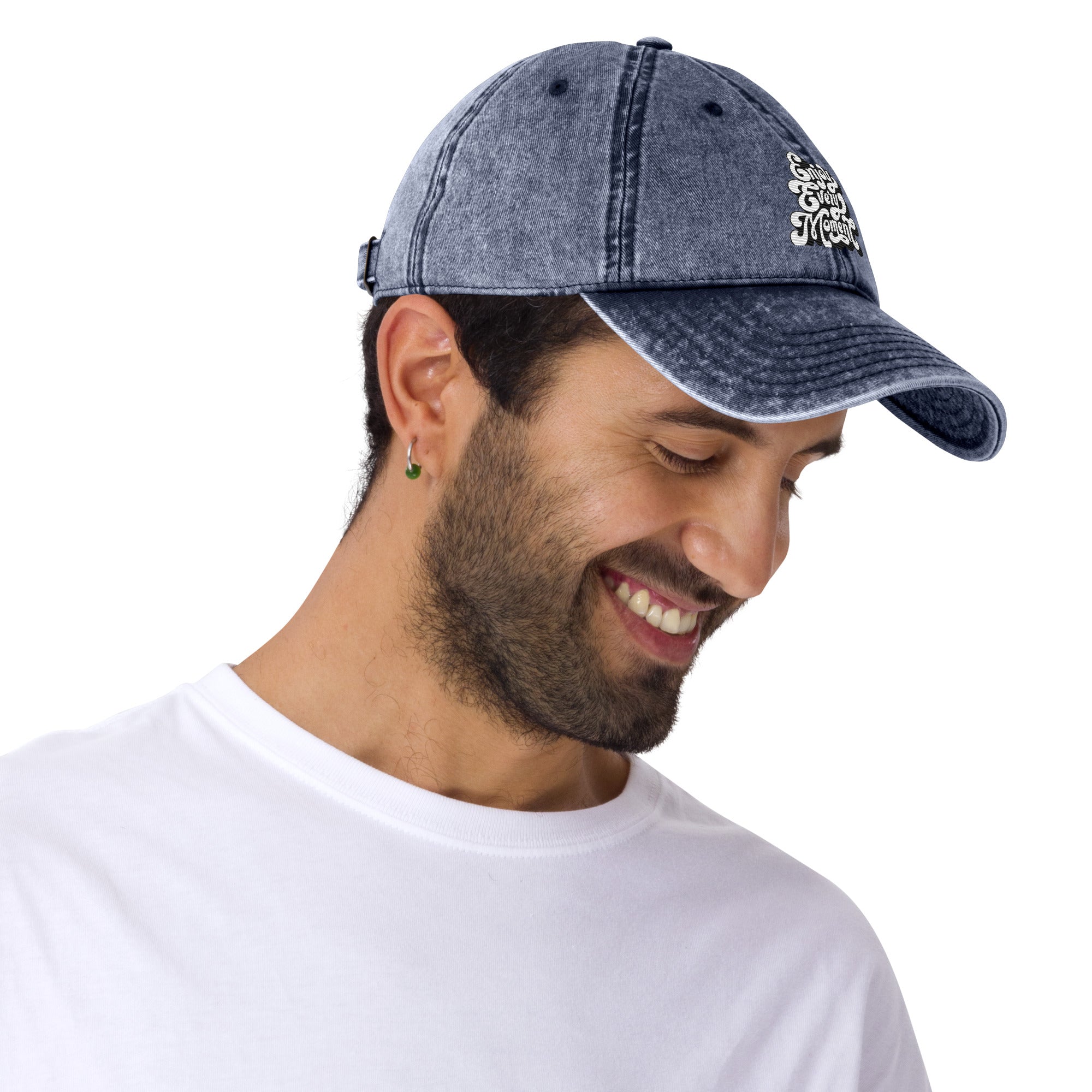 Rich Vibes Enjoy Every Moment - Vintage Cotton Twill Cap