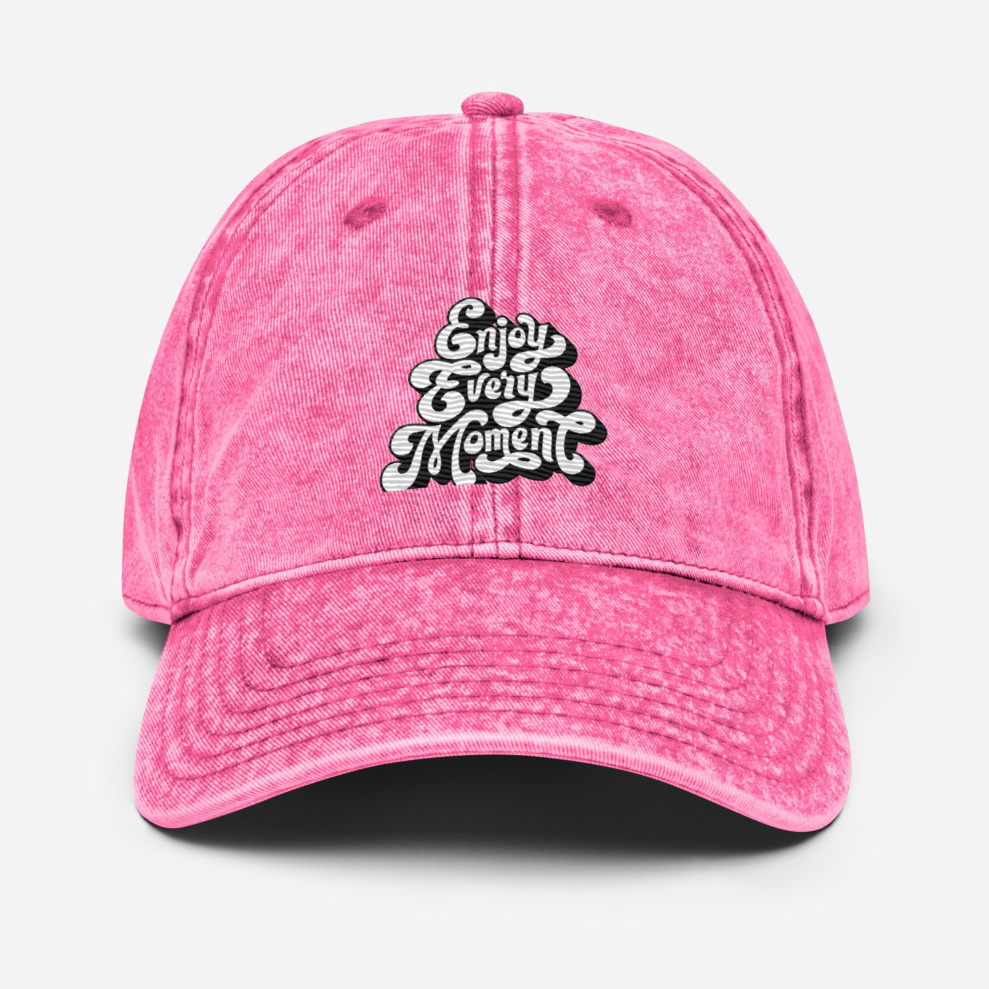 Rich Vibes Enjoy Every Moment - Vintage Cotton Twill Cap