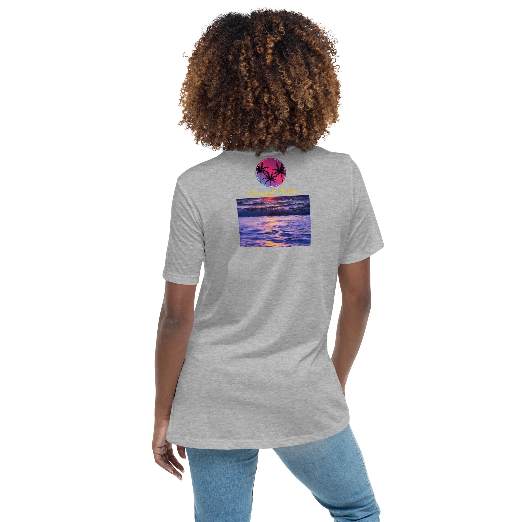 Sunset Vibes Purple - Women's Relaxed T-Shirt