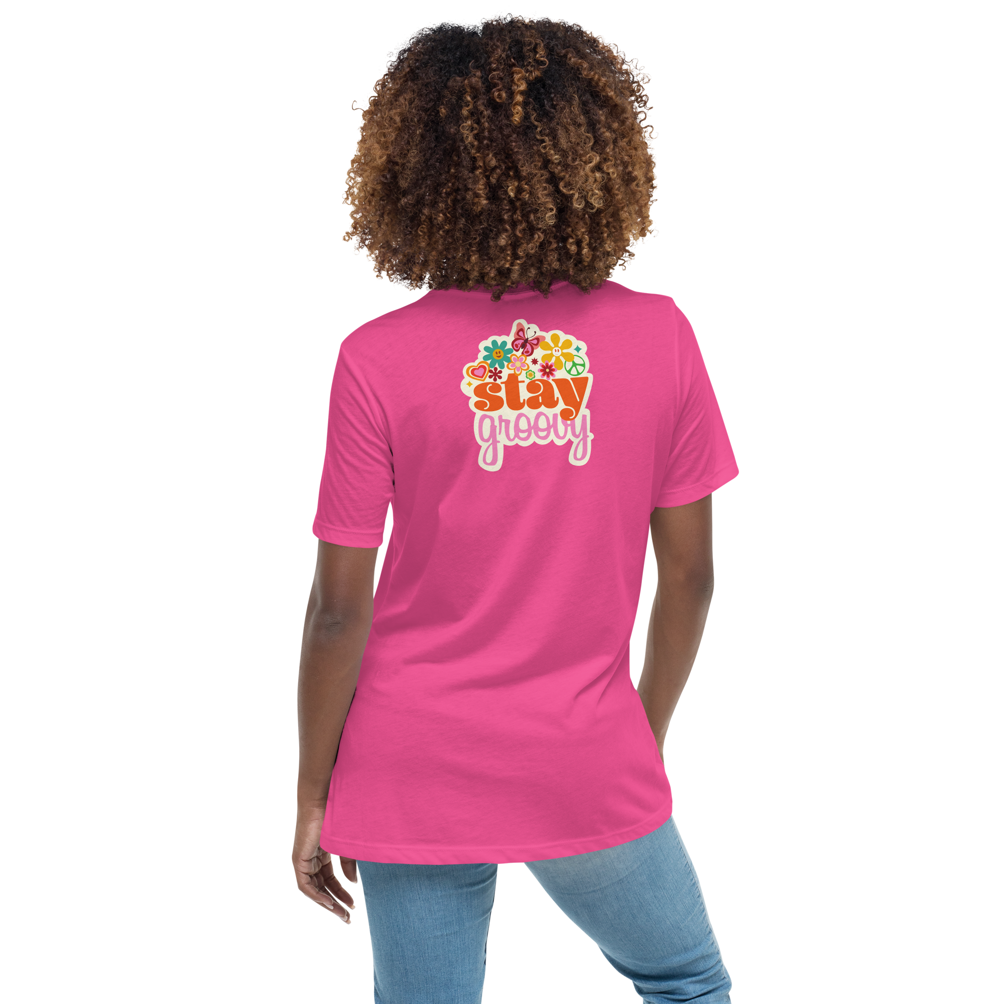 Rich Drip Enjoy Every Moment Stay Groovey - Women's Relaxed T-Shirt