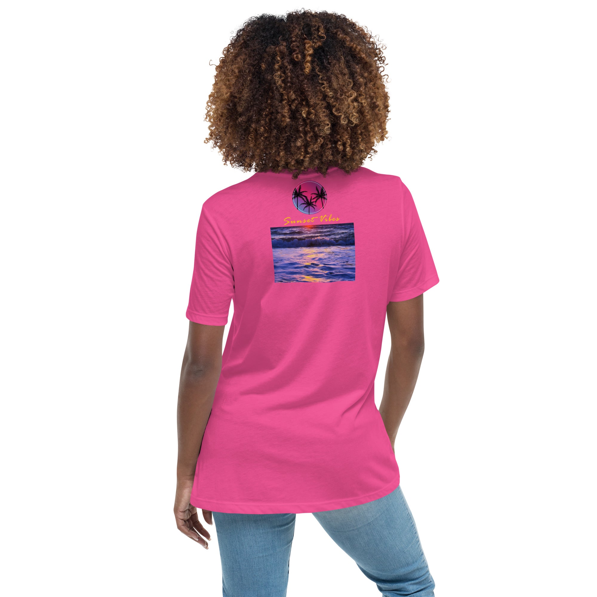 Sunset Vibes Purple - Women's Relaxed T-Shirt