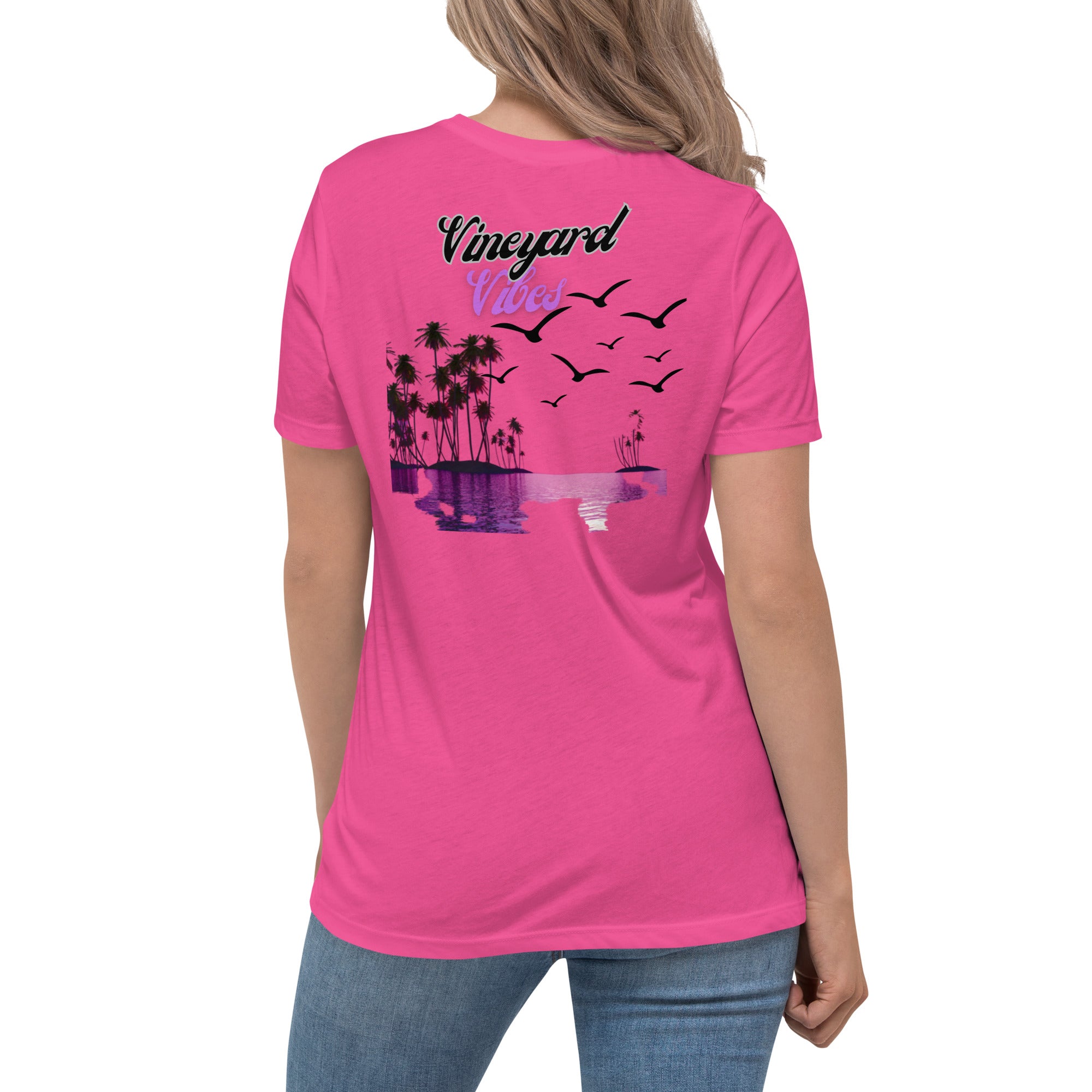 Vineyard Vibes Purple Astro 2.0 - Women's Relaxed T-Shirt