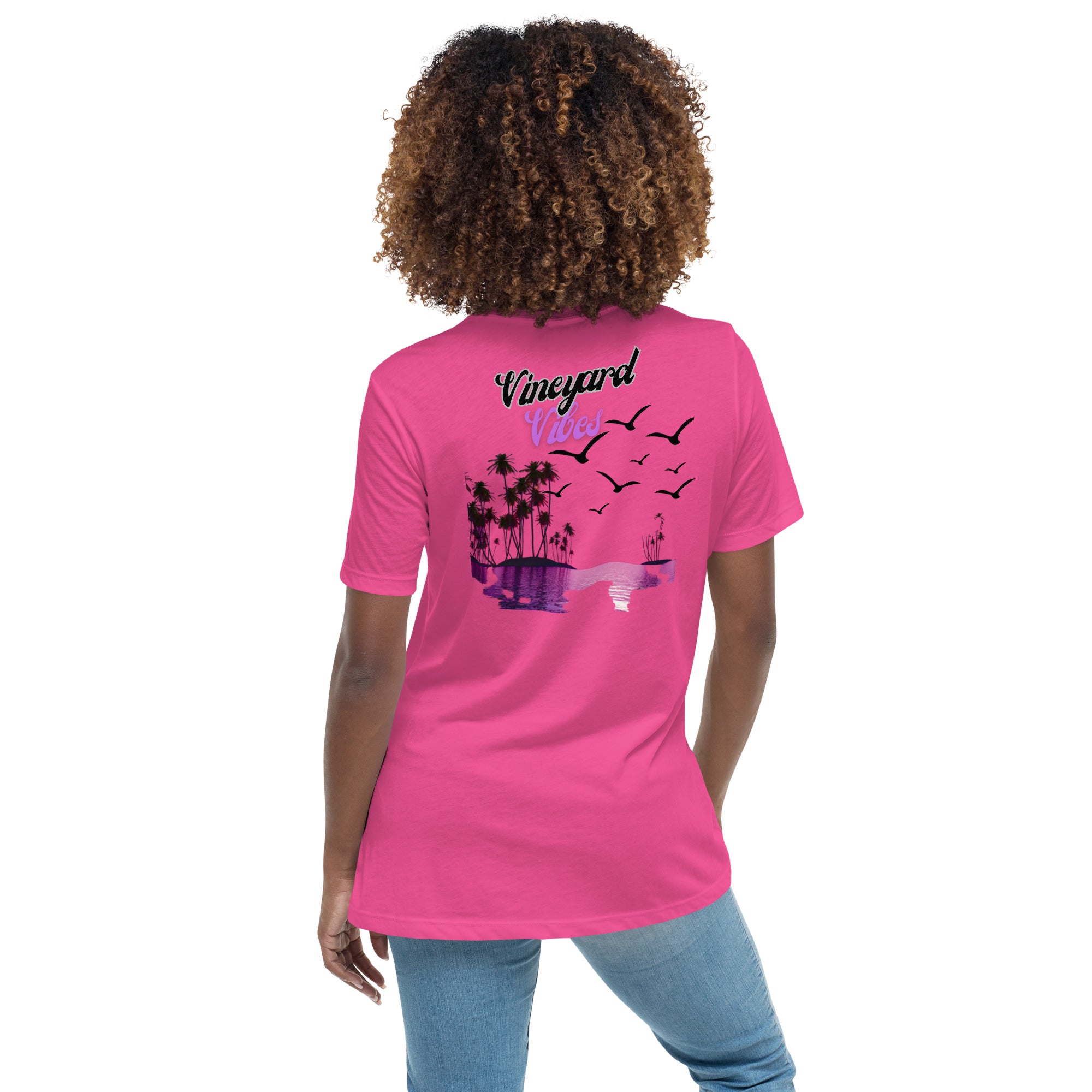 Vineyard Vibes Purple Astro 2.0 - Women's Relaxed T-Shirt