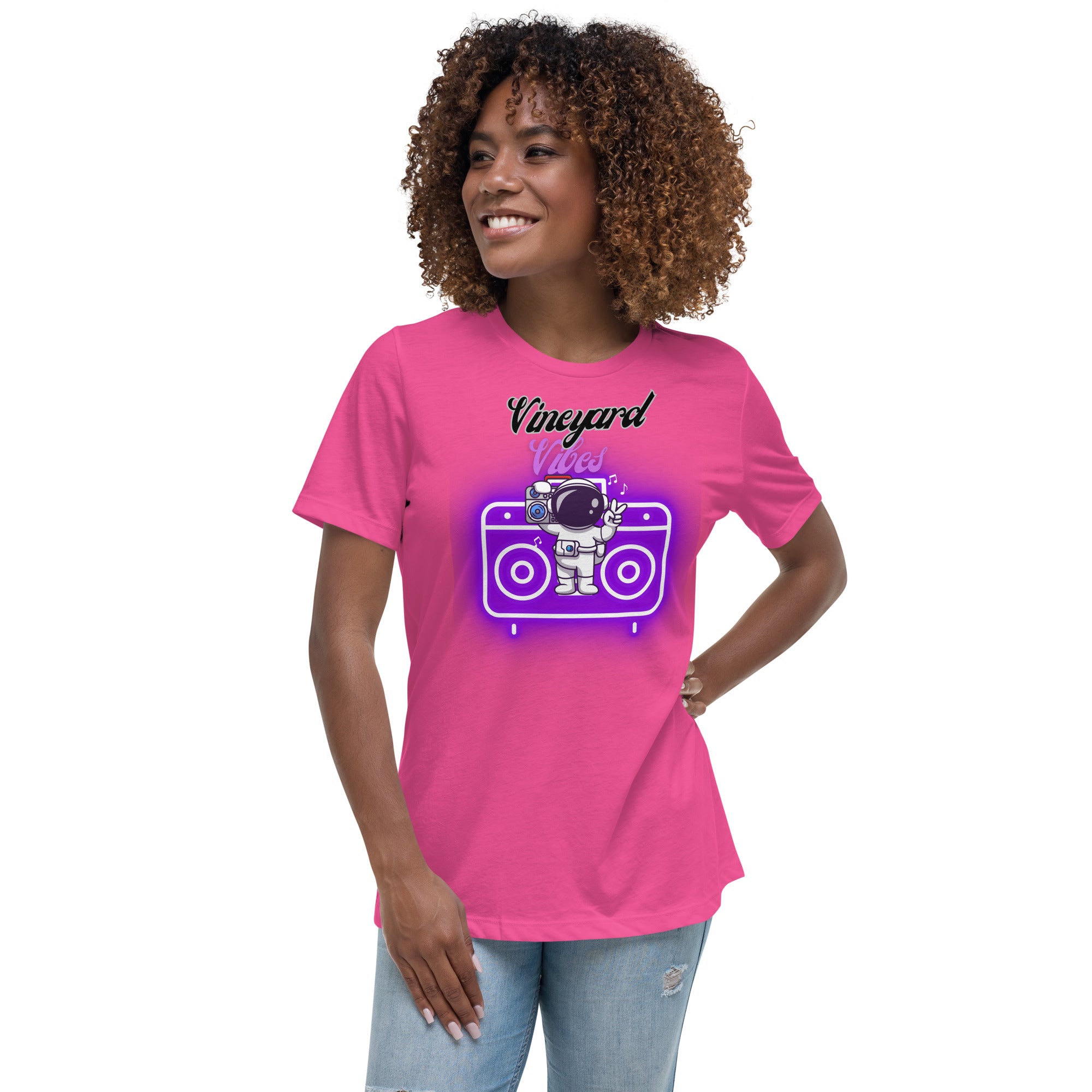 Vineyard Vibes Purple Astro 2.0 - Women's Relaxed T-Shirt