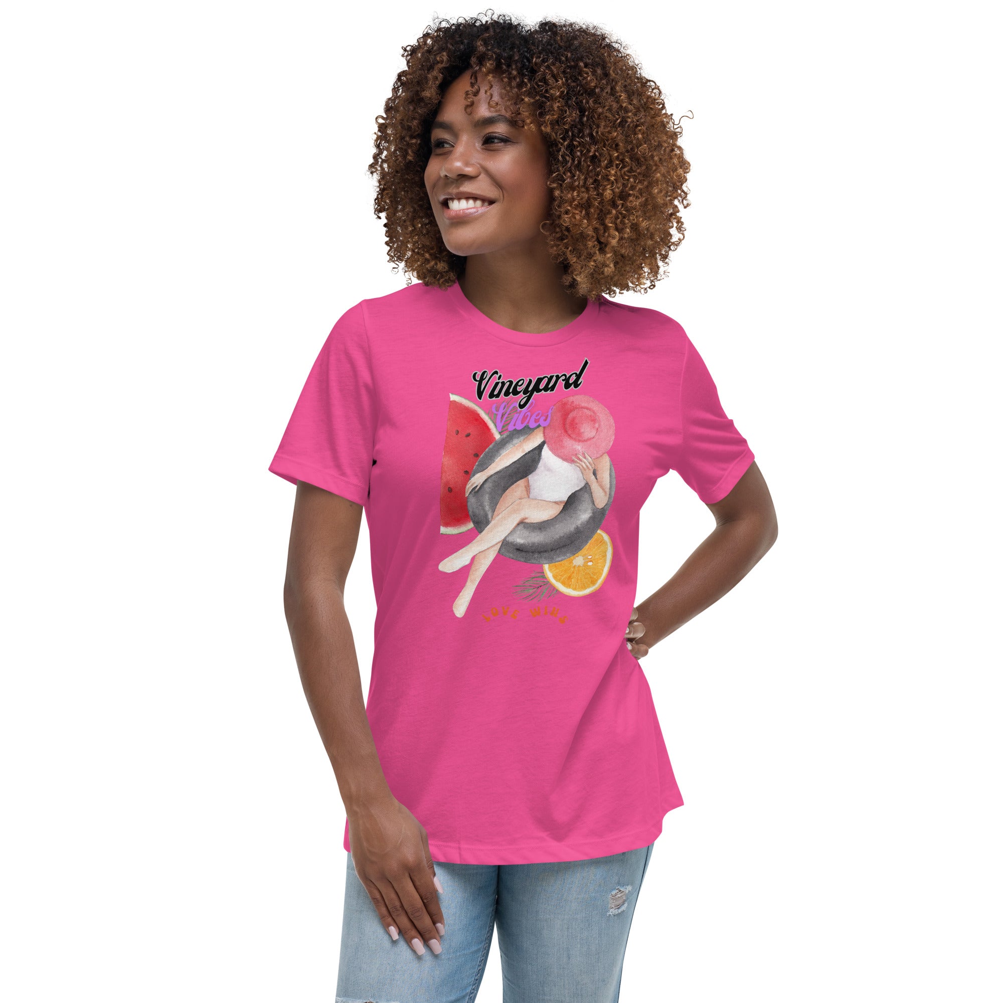 Vineyard Vibes Love Wins Summer Time - Women's Relaxed T-Shirt