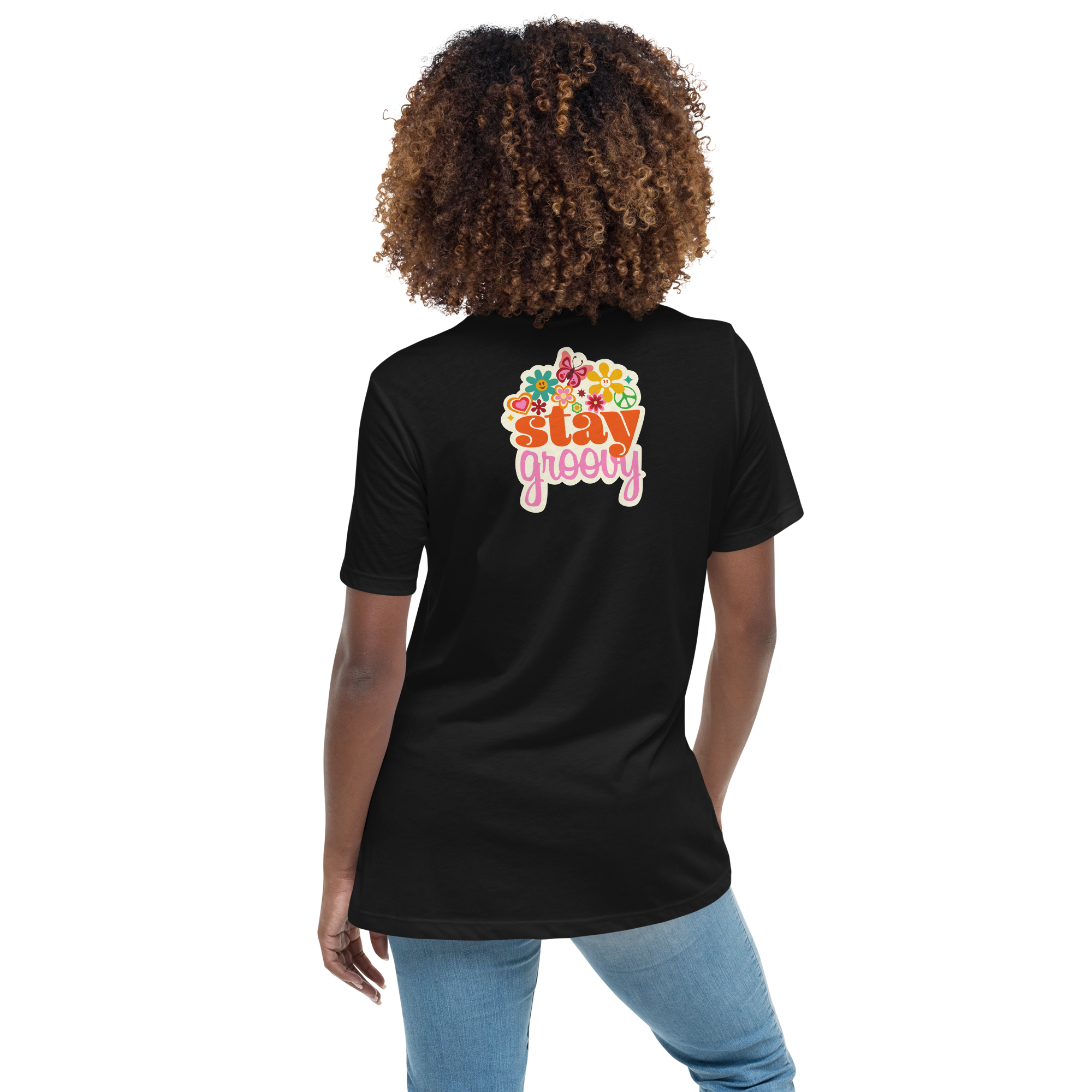 Rich Drip Enjoy Every Moment Stay Groovey - Women's Relaxed T-Shirt