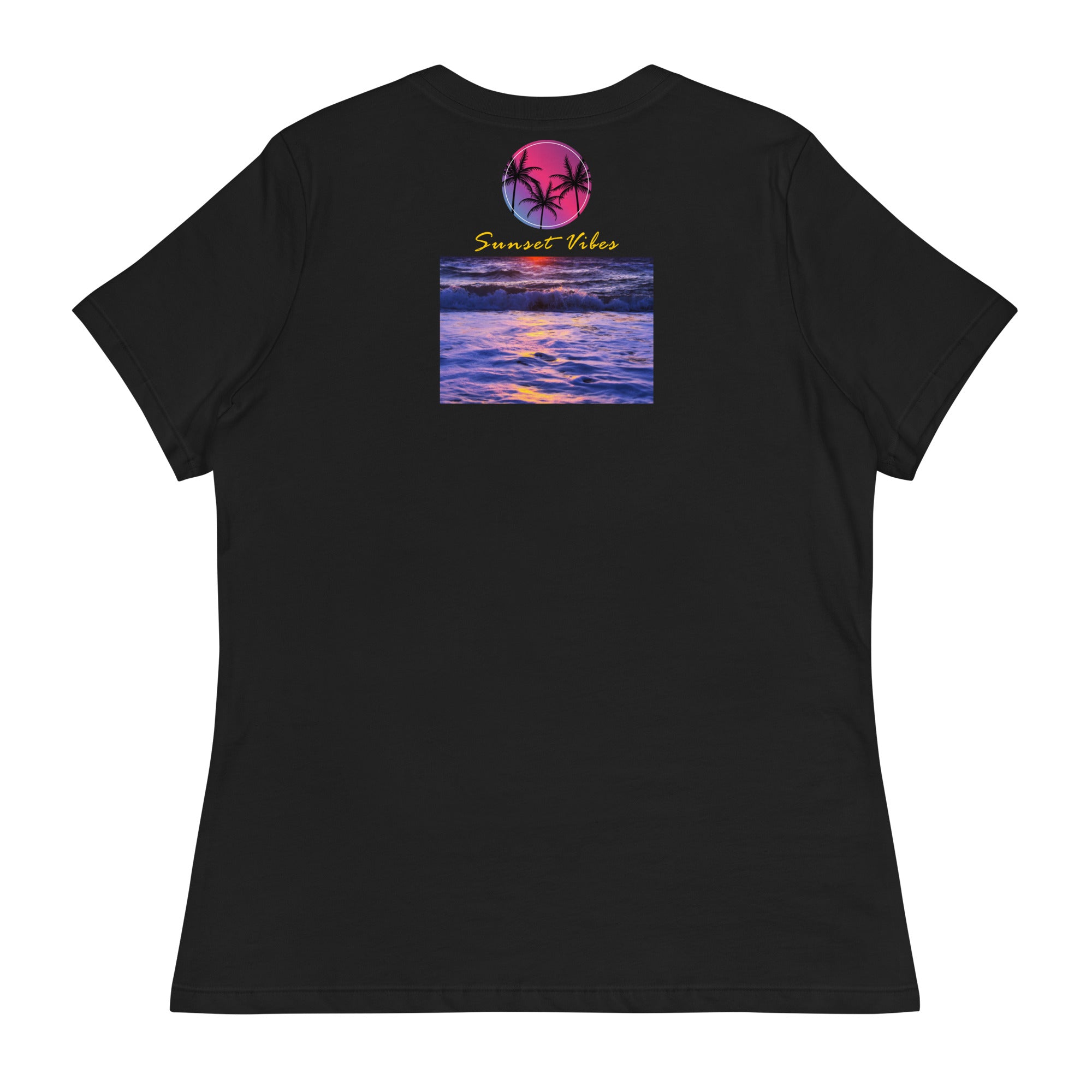 Sunset Vibes Purple - Women's Relaxed T-Shirt
