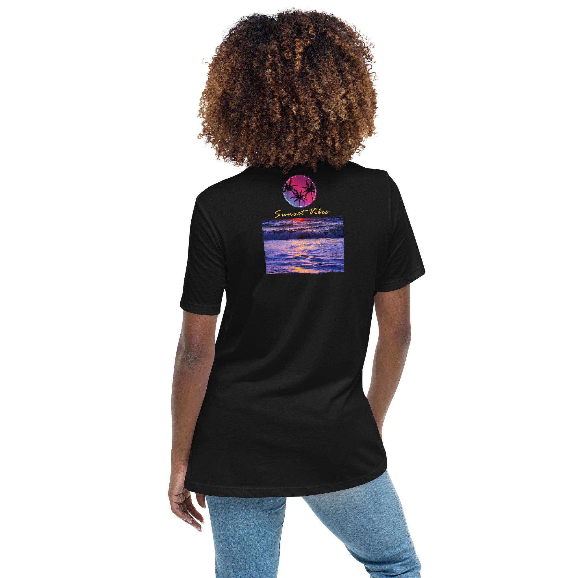 Sunset Vibes Purple - Women's Relaxed T-Shirt