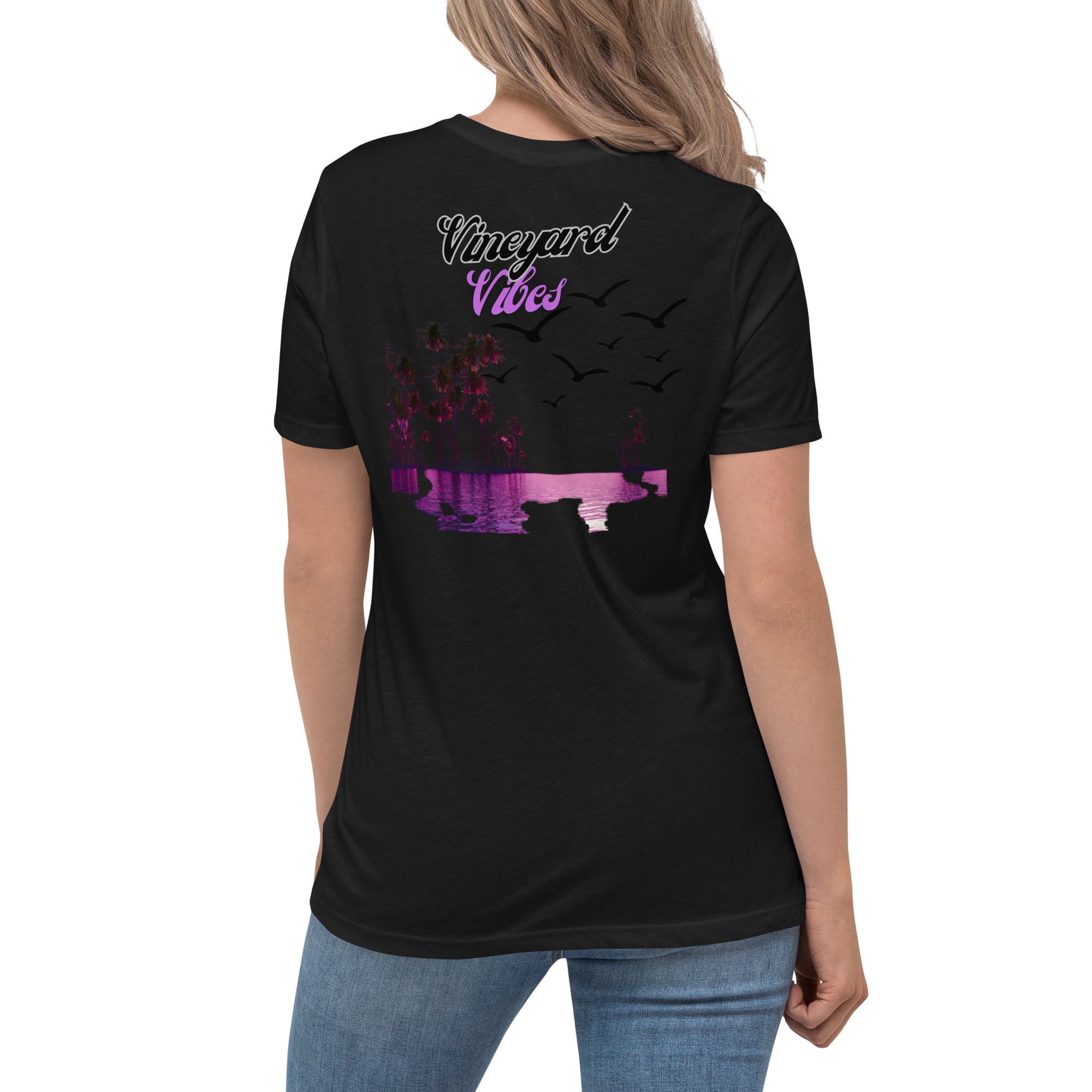 Vineyard Vibes Purple Astro 2.0 - Women's Relaxed T-Shirt