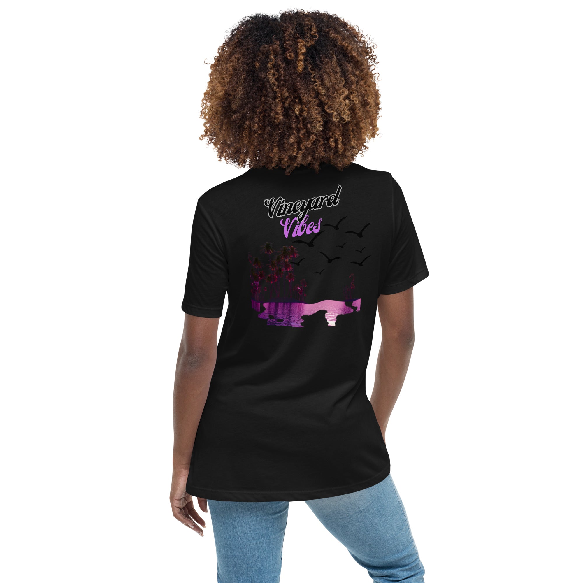 Vineyard Vibes Purple Astro 2.0 - Women's Relaxed T-Shirt
