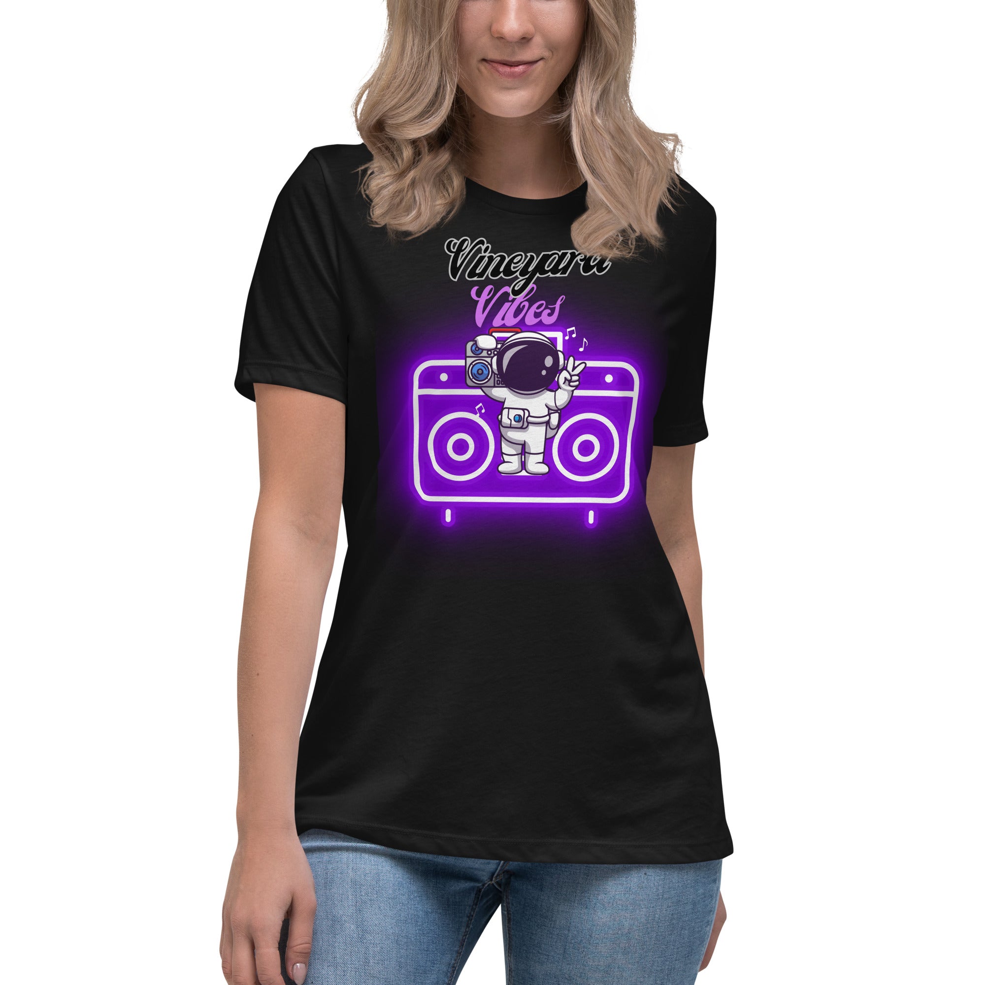 Vineyard Vibes Purple Astro 2.0 - Women's Relaxed T-Shirt