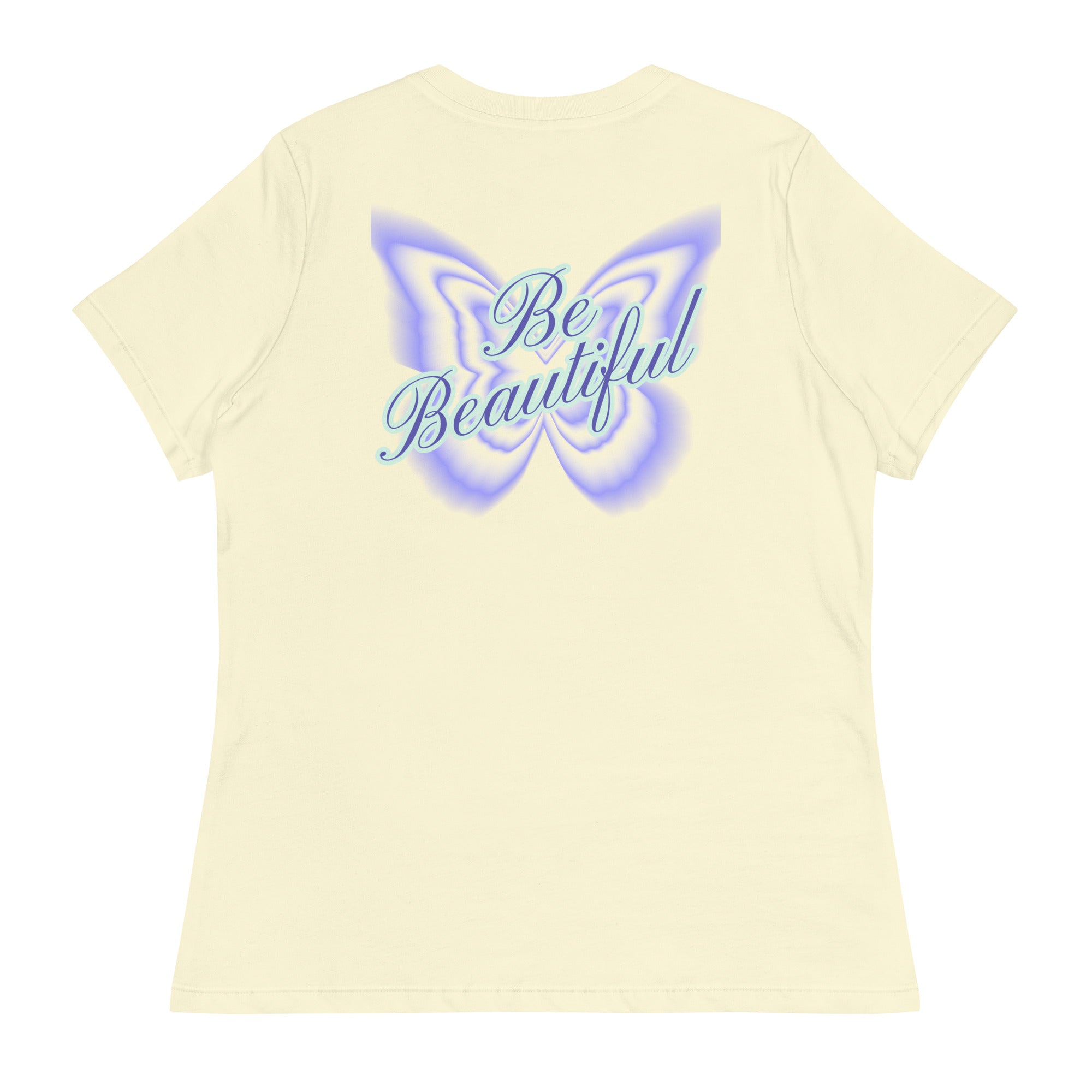 Vineyard Vibes Stay Positive Be Beautiful - Women's Relaxed T-Shirt