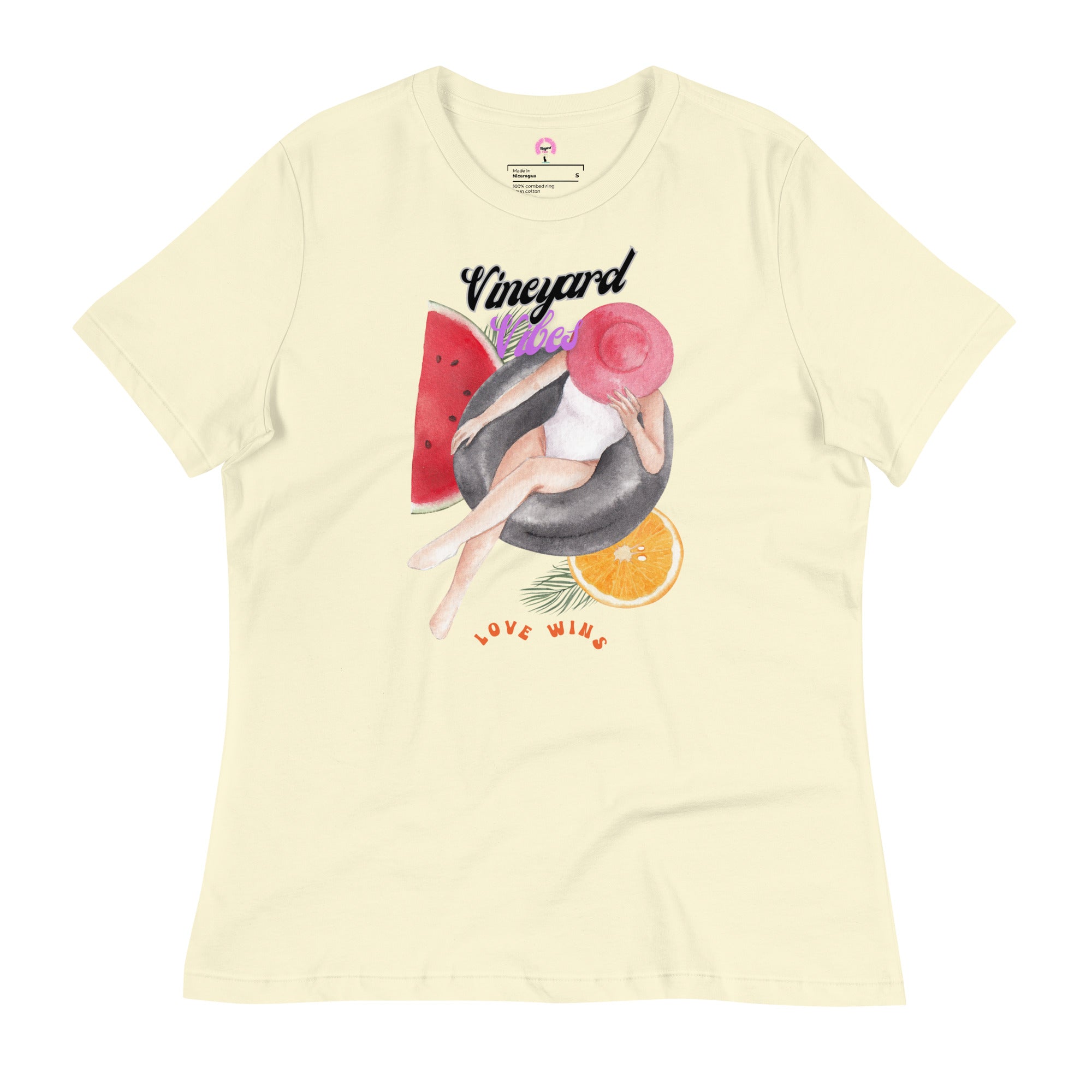 Vineyard Vibes Love Wins Summer Time - Women's Relaxed T-Shirt
