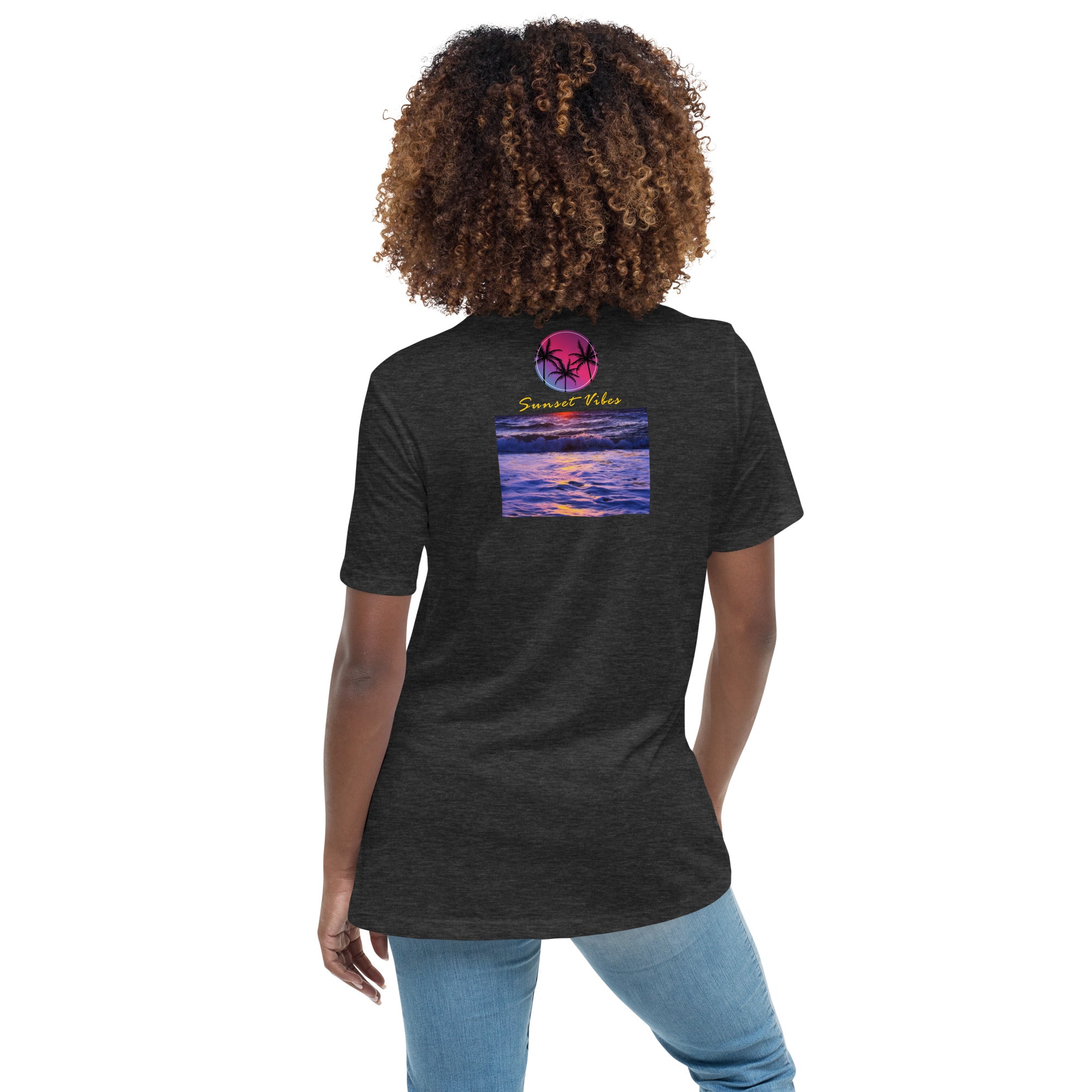 Sunset Vibes Purple - Women's Relaxed T-Shirt