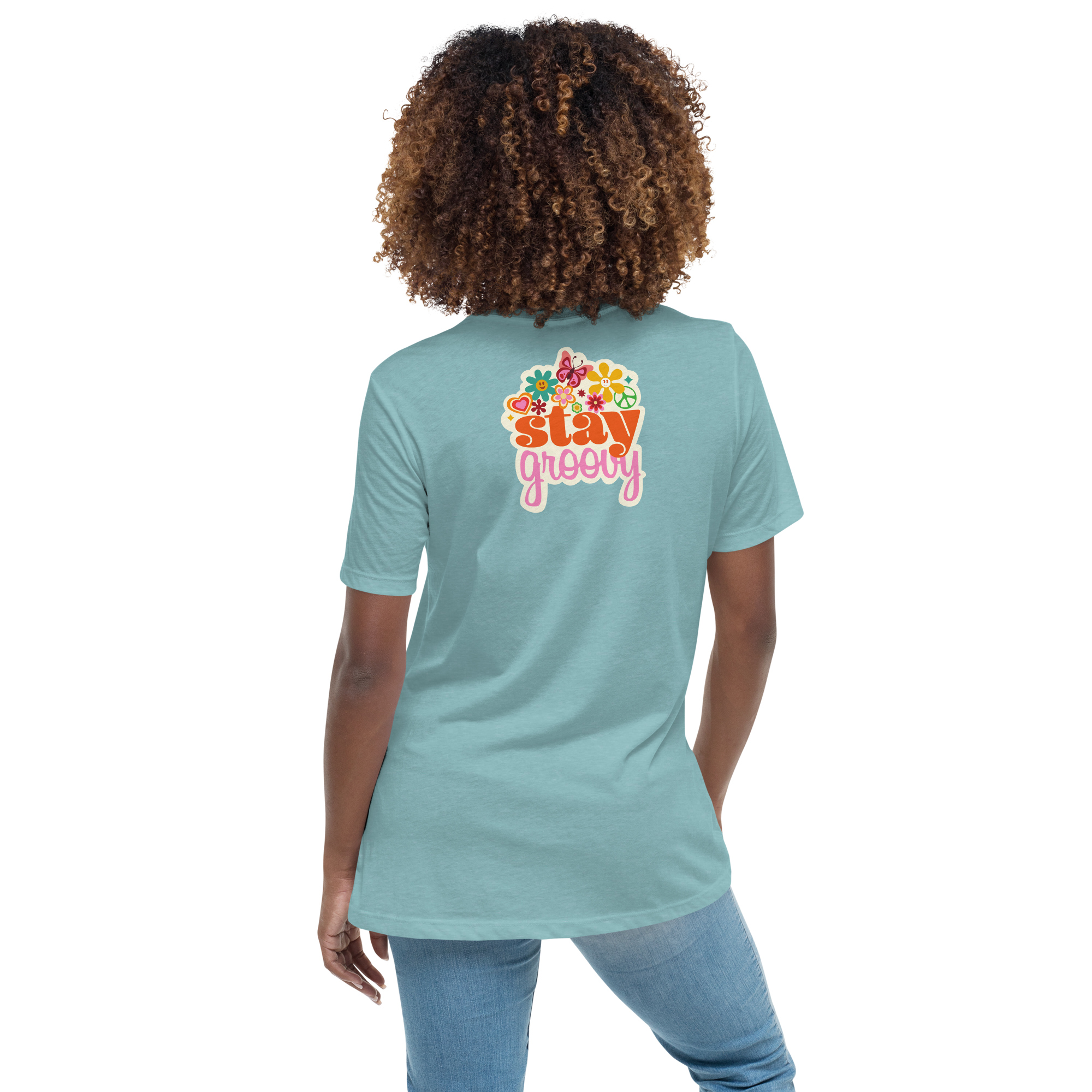 Rich Drip Enjoy Every Moment Stay Groovey - Women's Relaxed T-Shirt