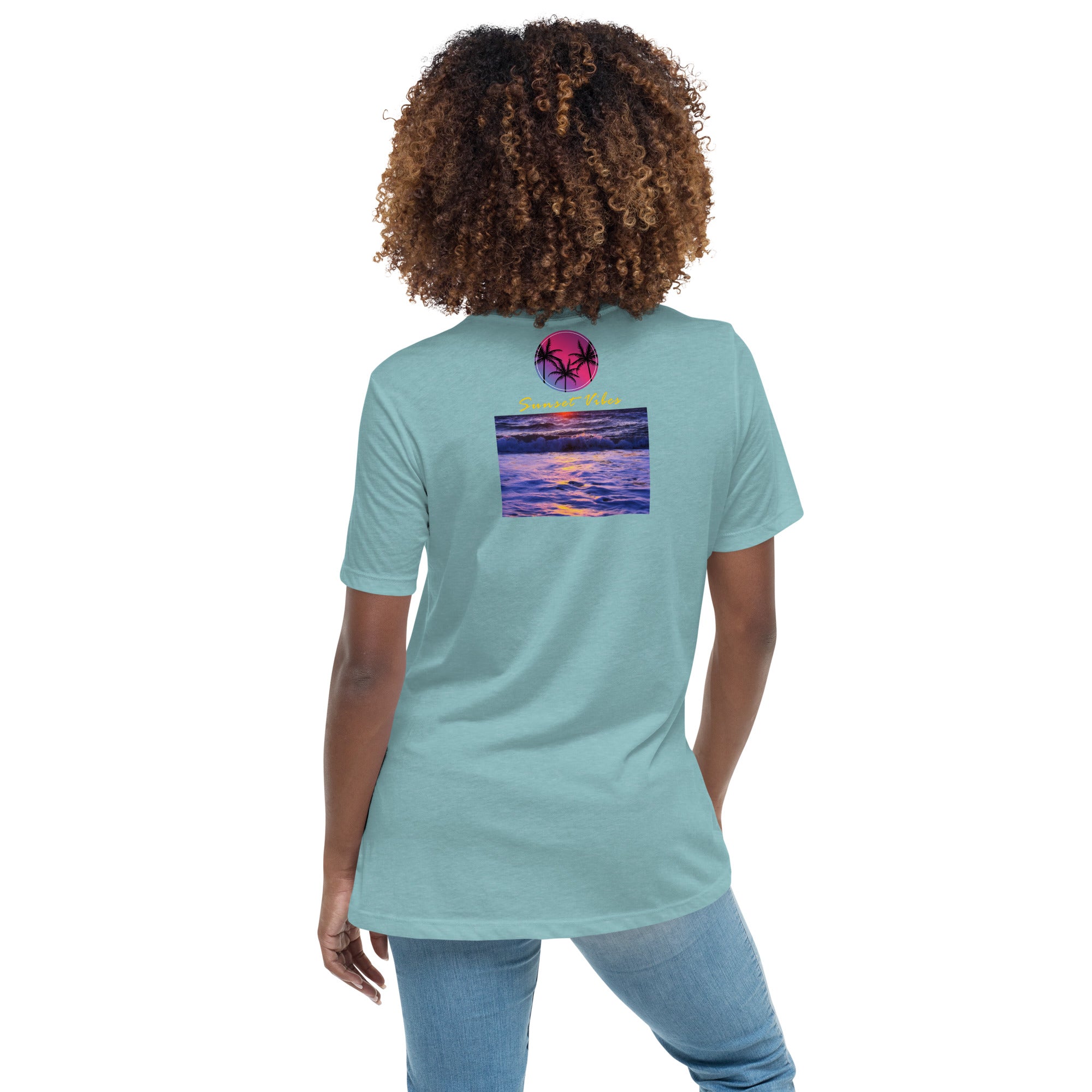 Sunset Vibes Purple - Women's Relaxed T-Shirt