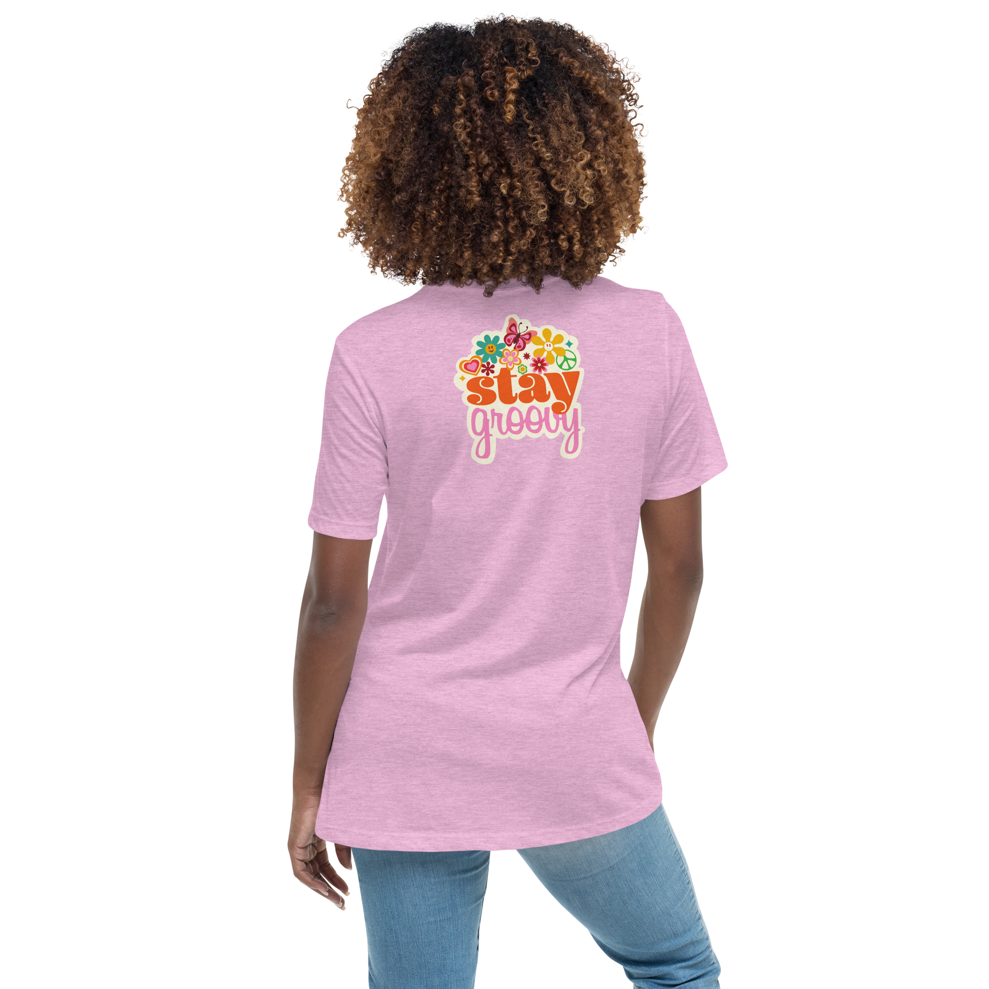 Rich Drip Enjoy Every Moment Stay Groovey - Women's Relaxed T-Shirt