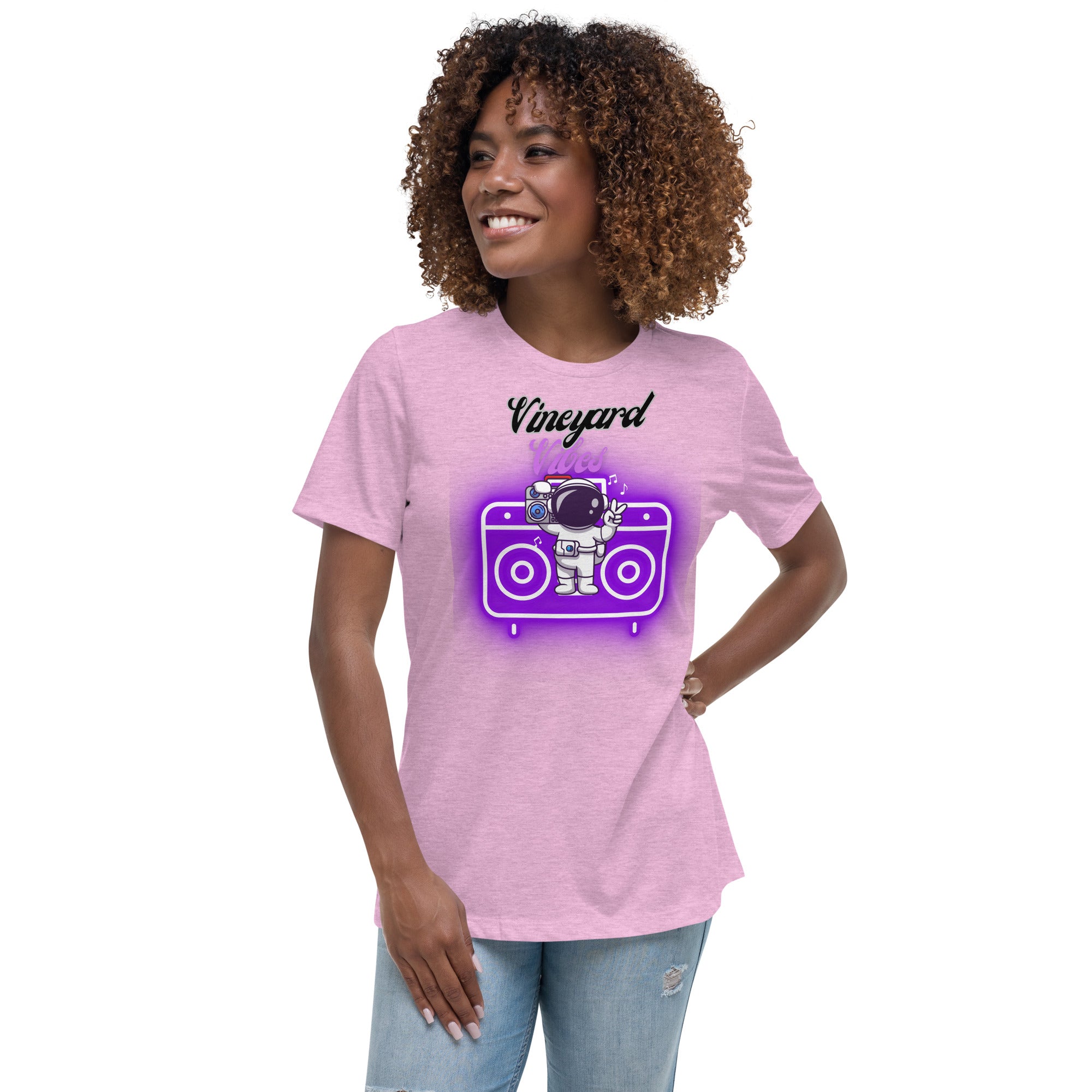 Vineyard Vibes Purple Astro 2.0 - Women's Relaxed T-Shirt