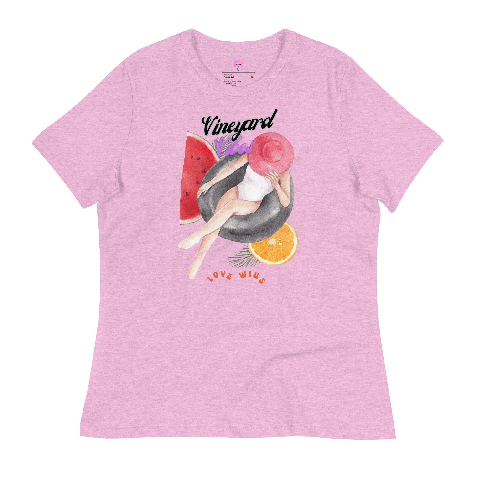 Vineyard Vibes Love Wins Summer Time - Women's Relaxed T-Shirt